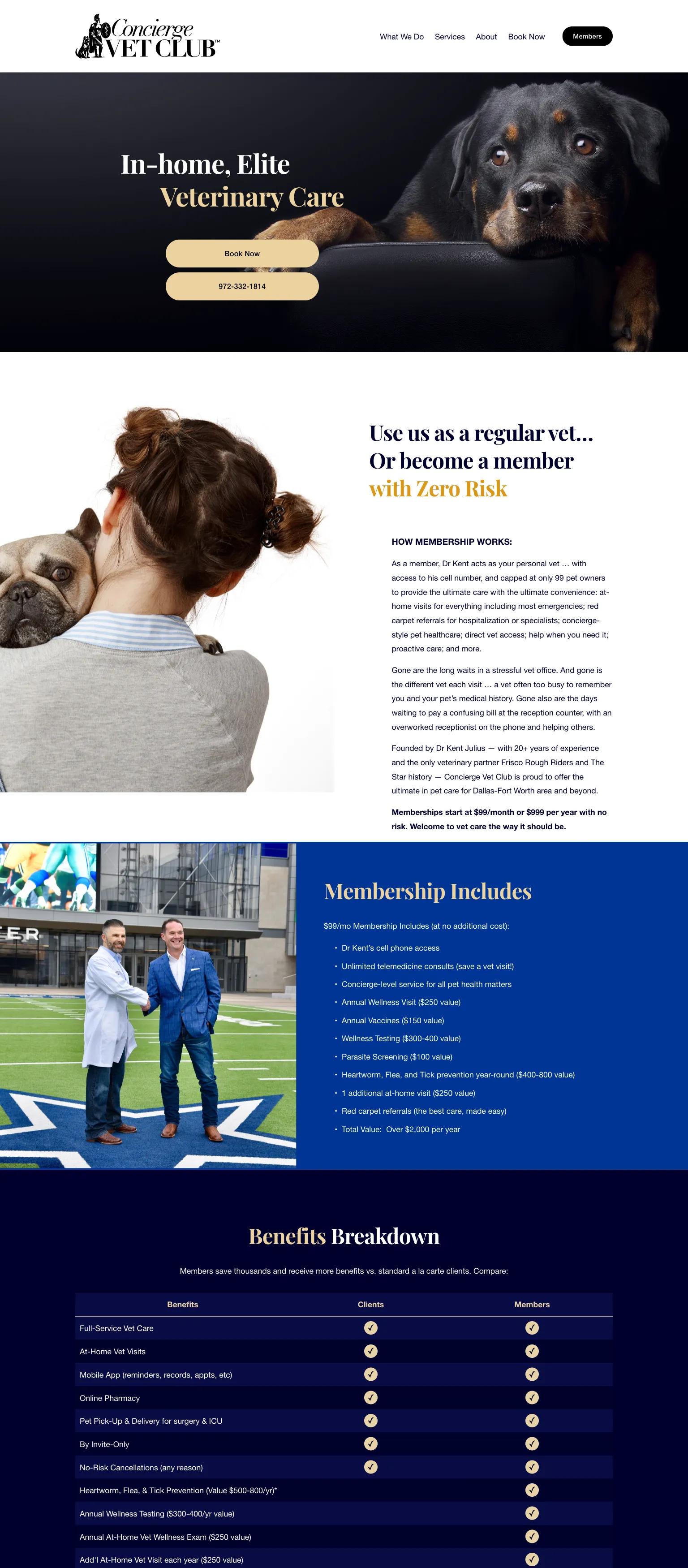 Concierge Vet Club screenshot