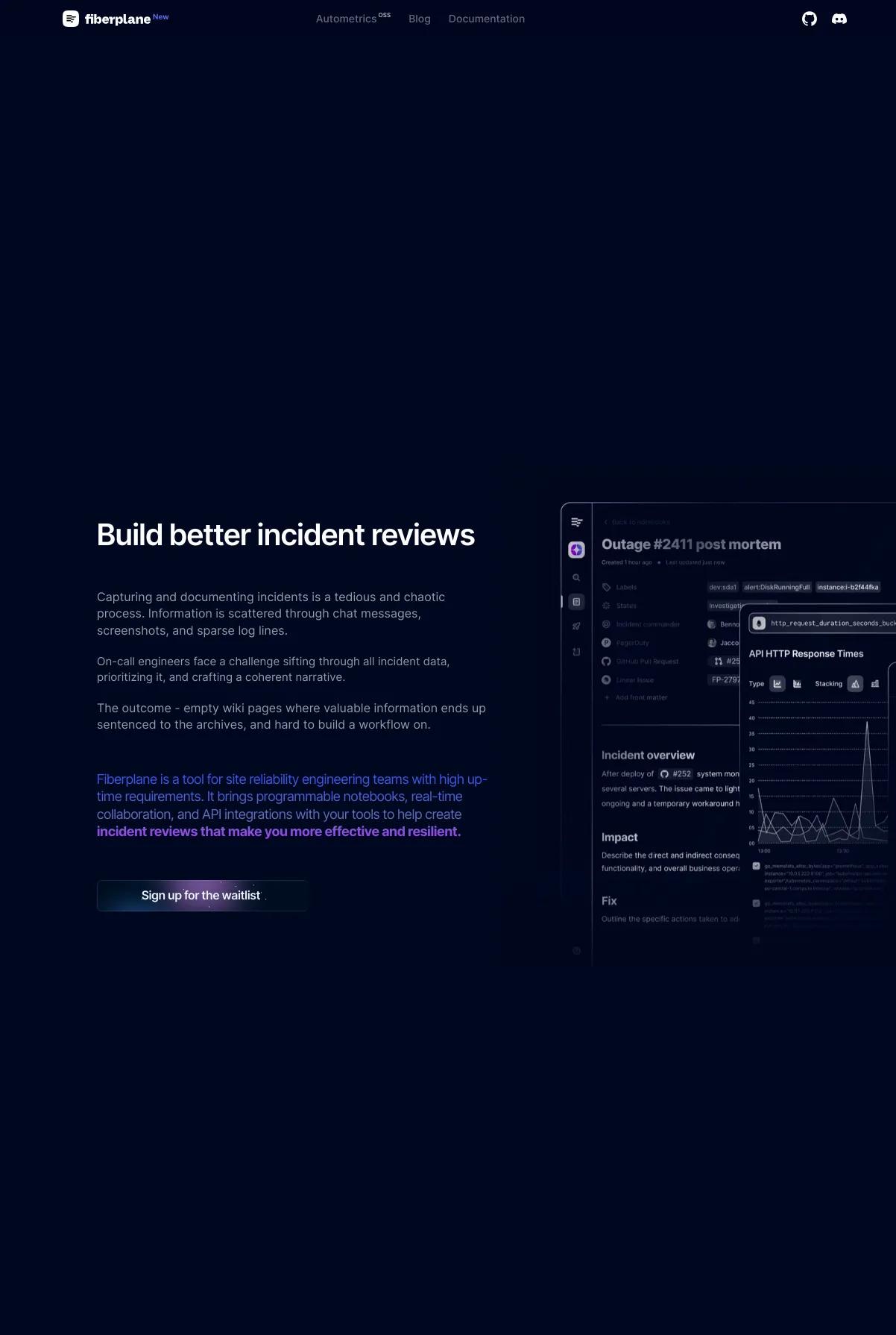 Fiberplane screenshot