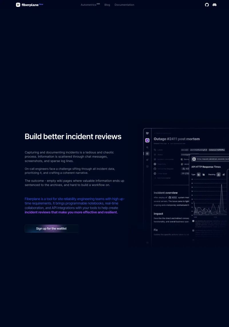 Fiberplane screenshot