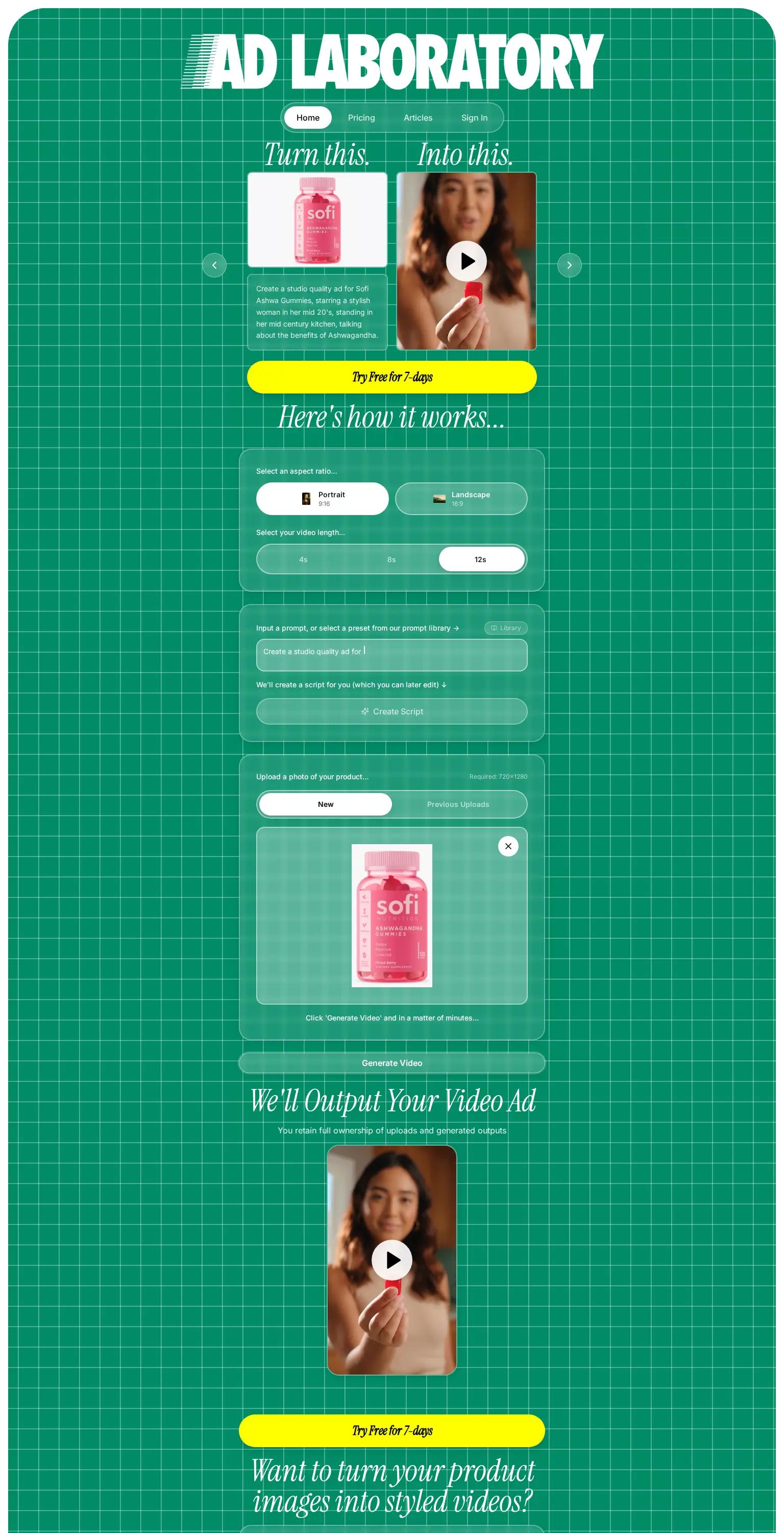 Ad Laboratory screenshot