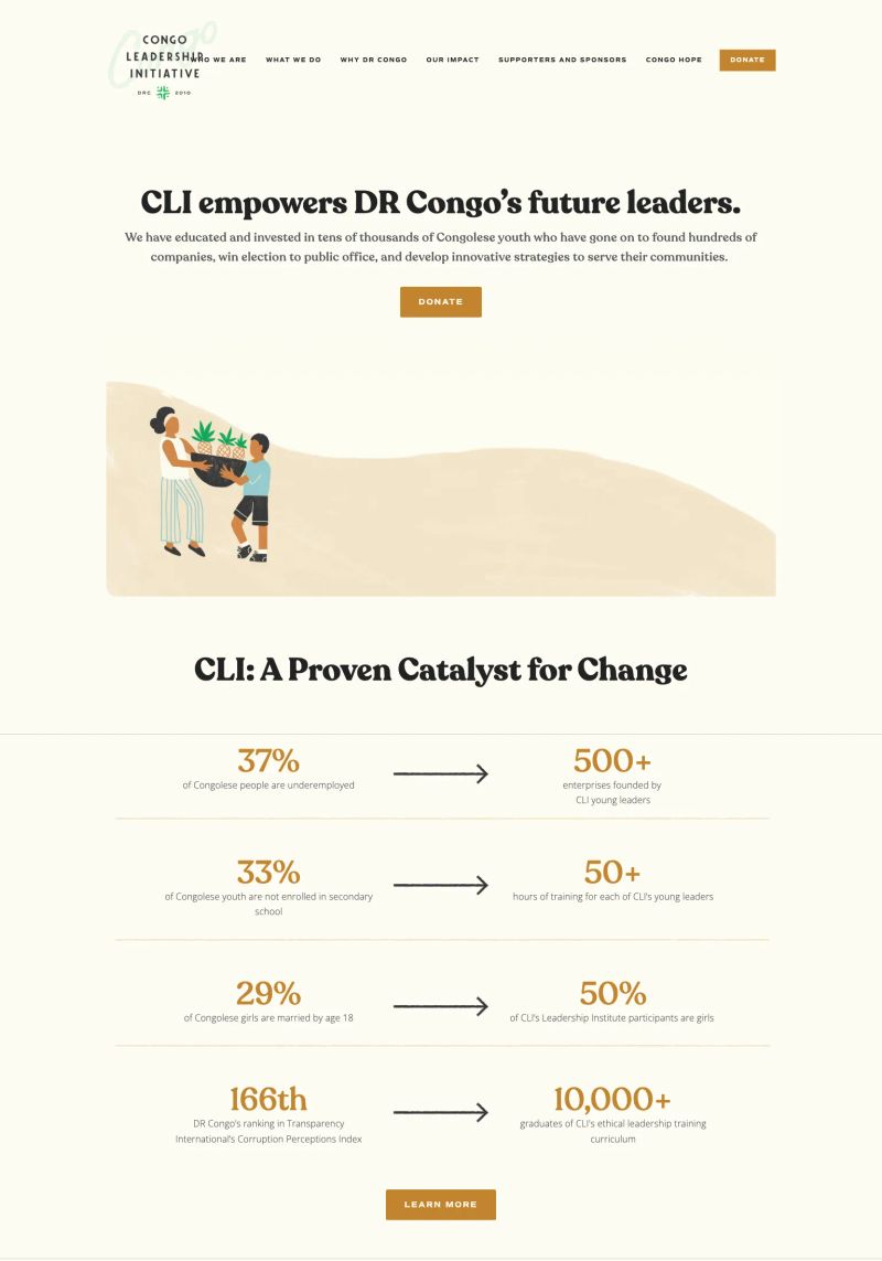 Congo Leaders Initiative (CLI) screenshot