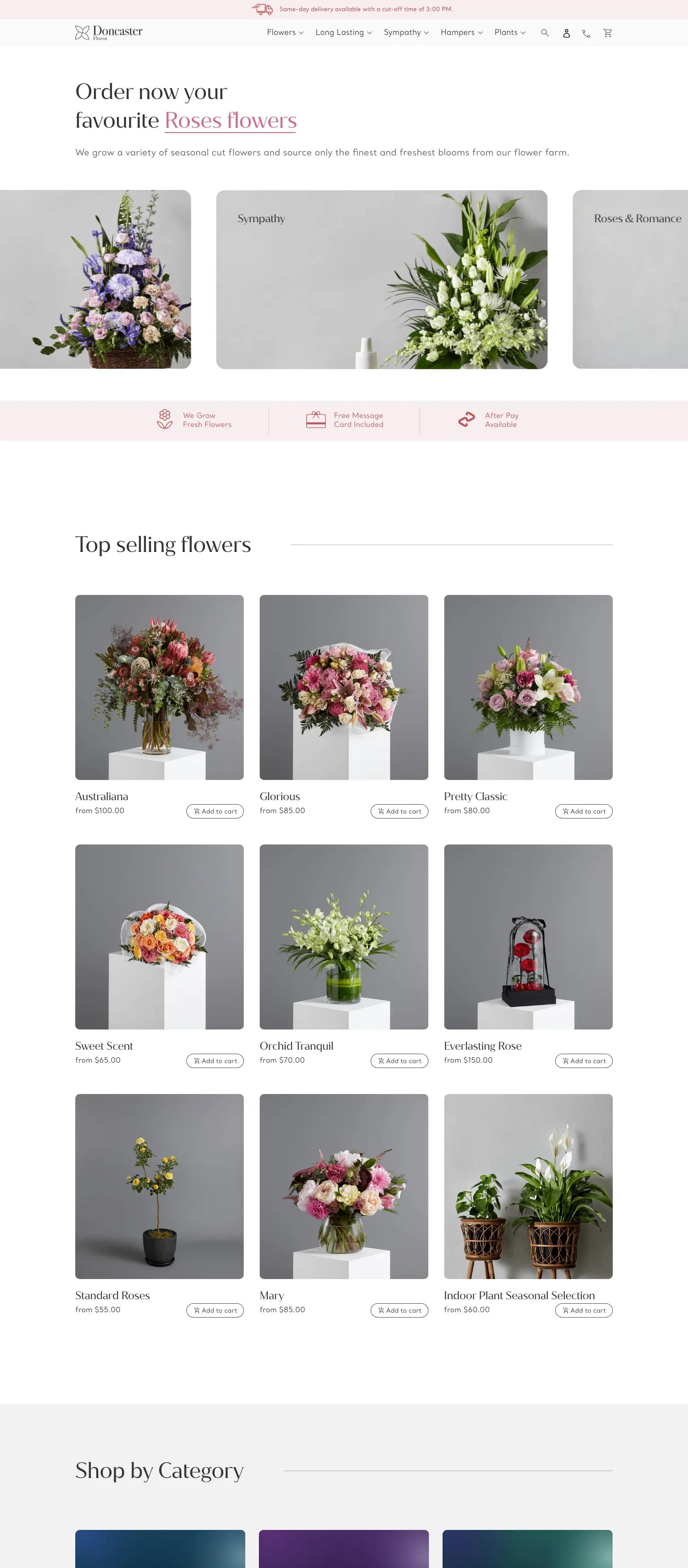 Doncaster Florist screenshot