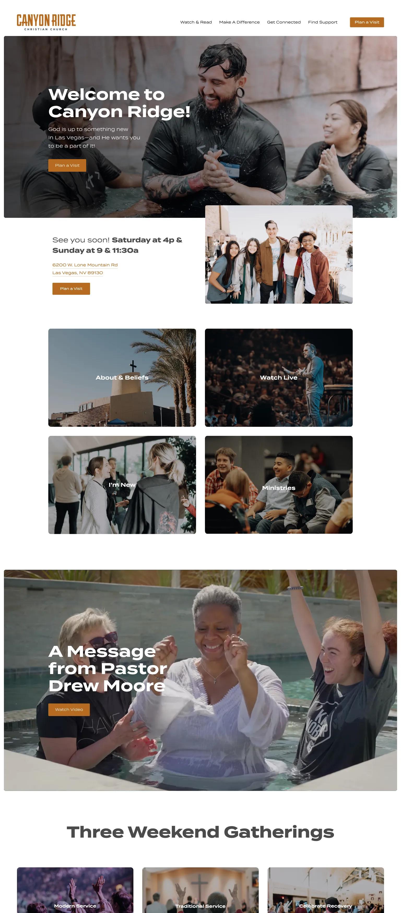 Canyon Ridge Christian Church screenshot