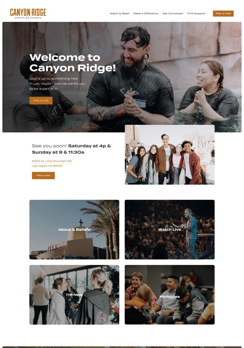 Canyon Ridge Christian Church screenshot
