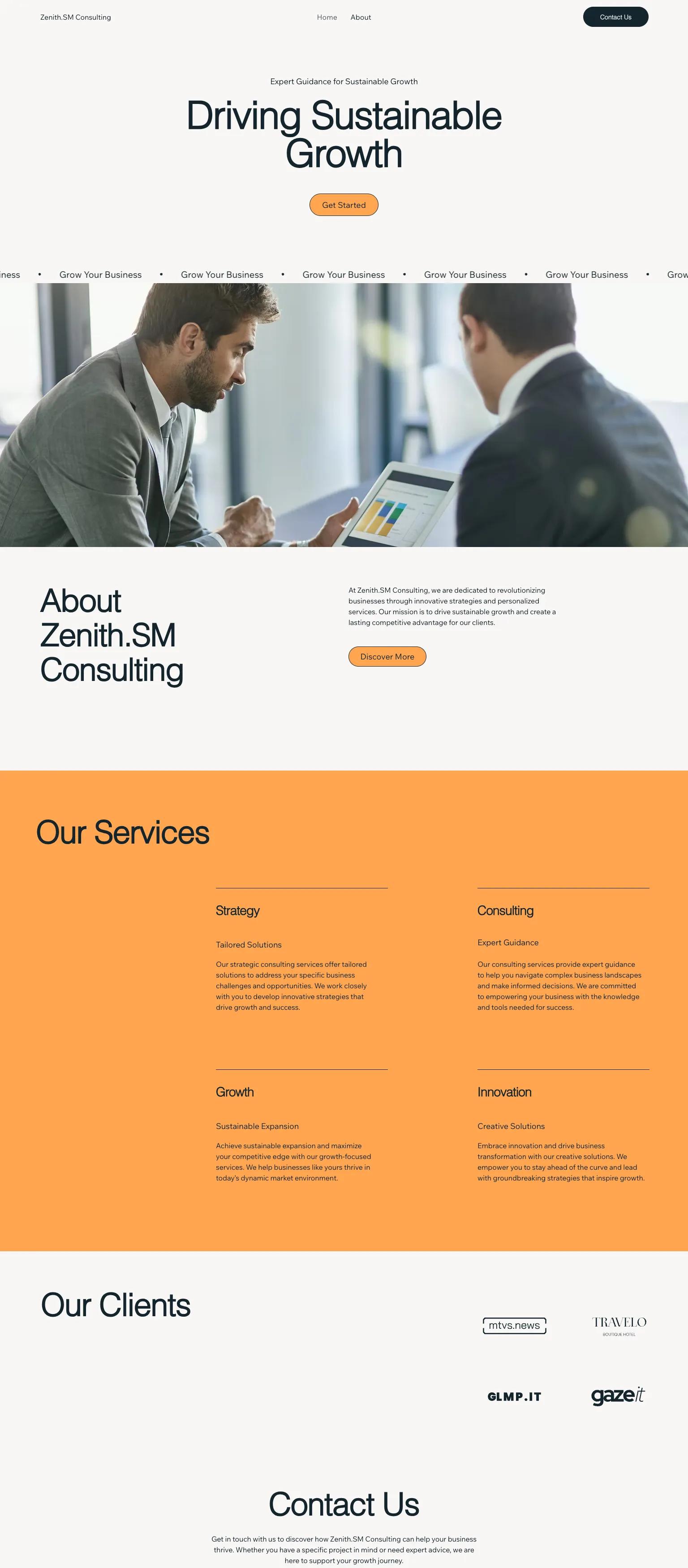 Business Consultant (Clean) screenshot