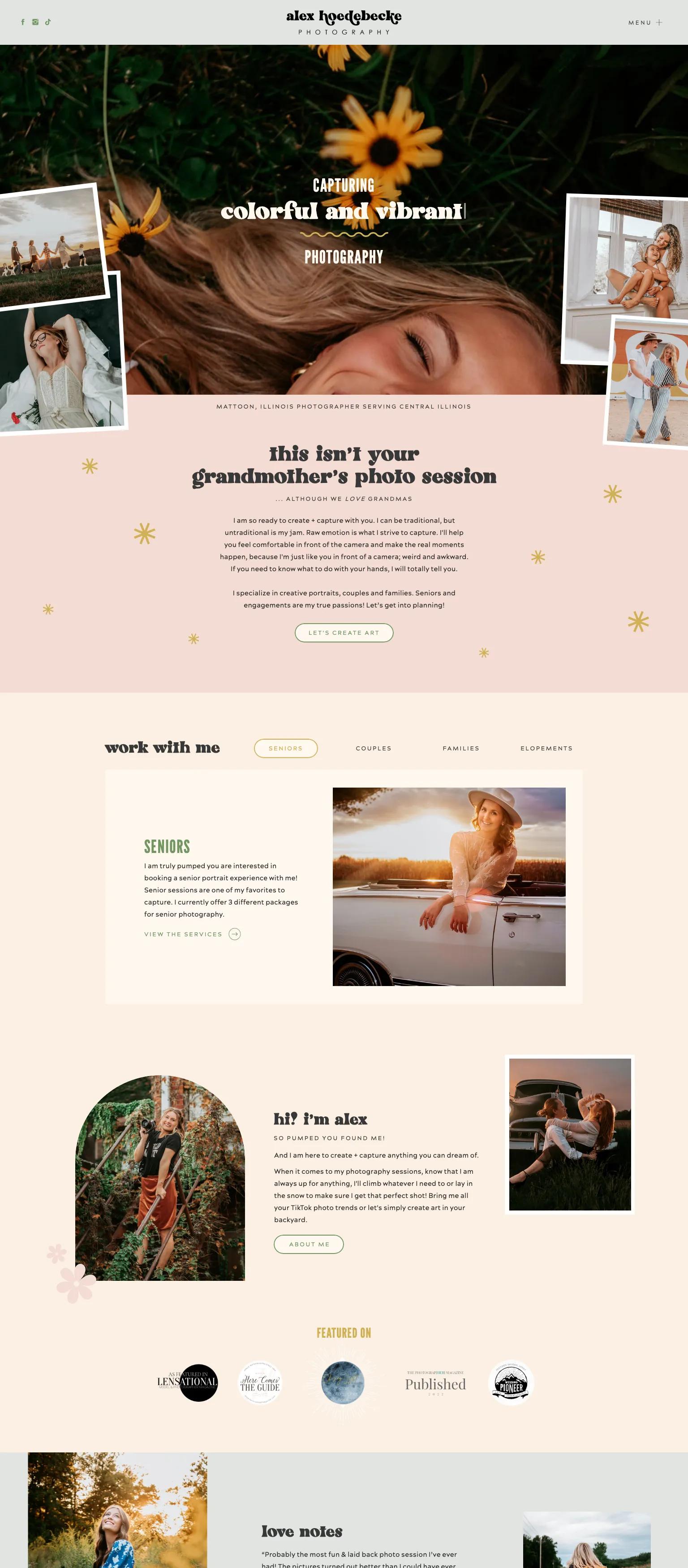 Alex Hoedebecke Photography screenshot