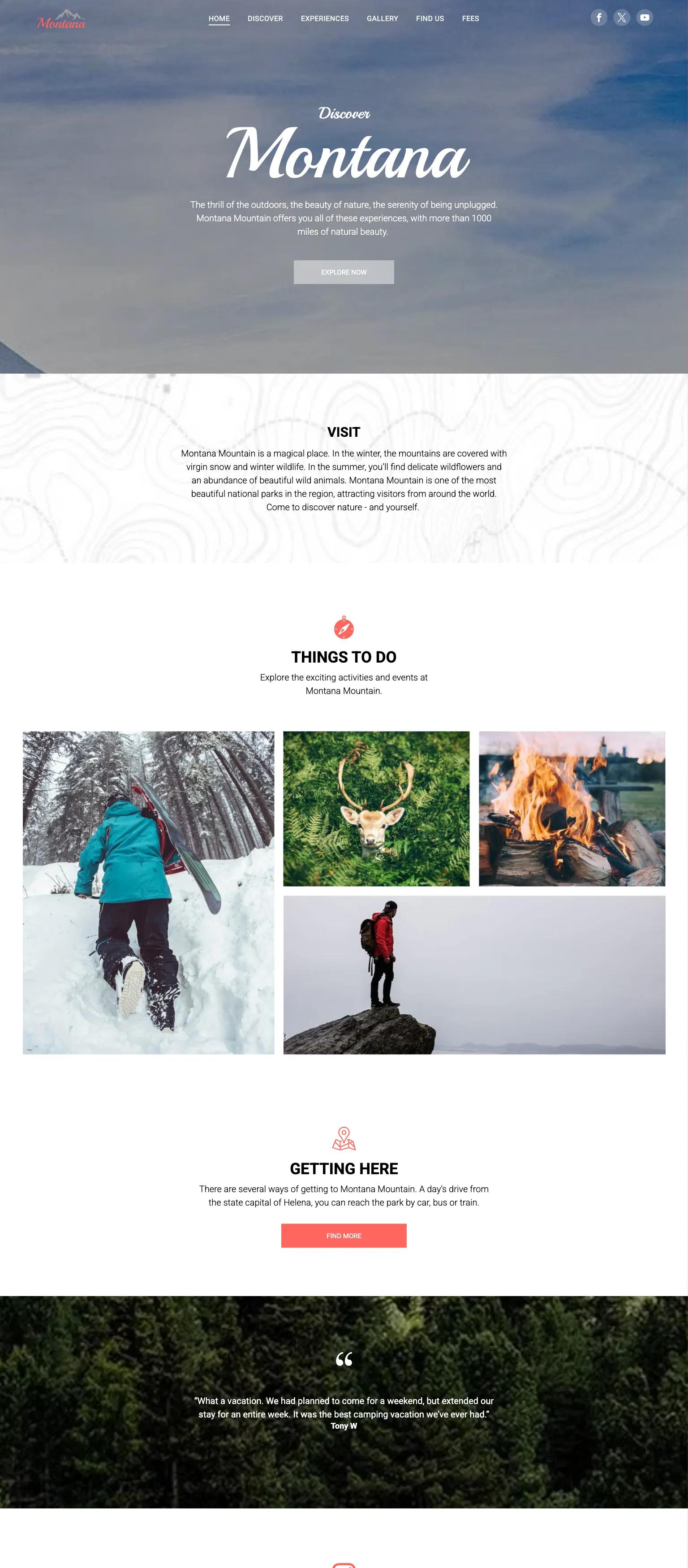 National Park screenshot