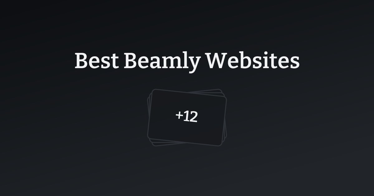 Best Beamly Websites with count