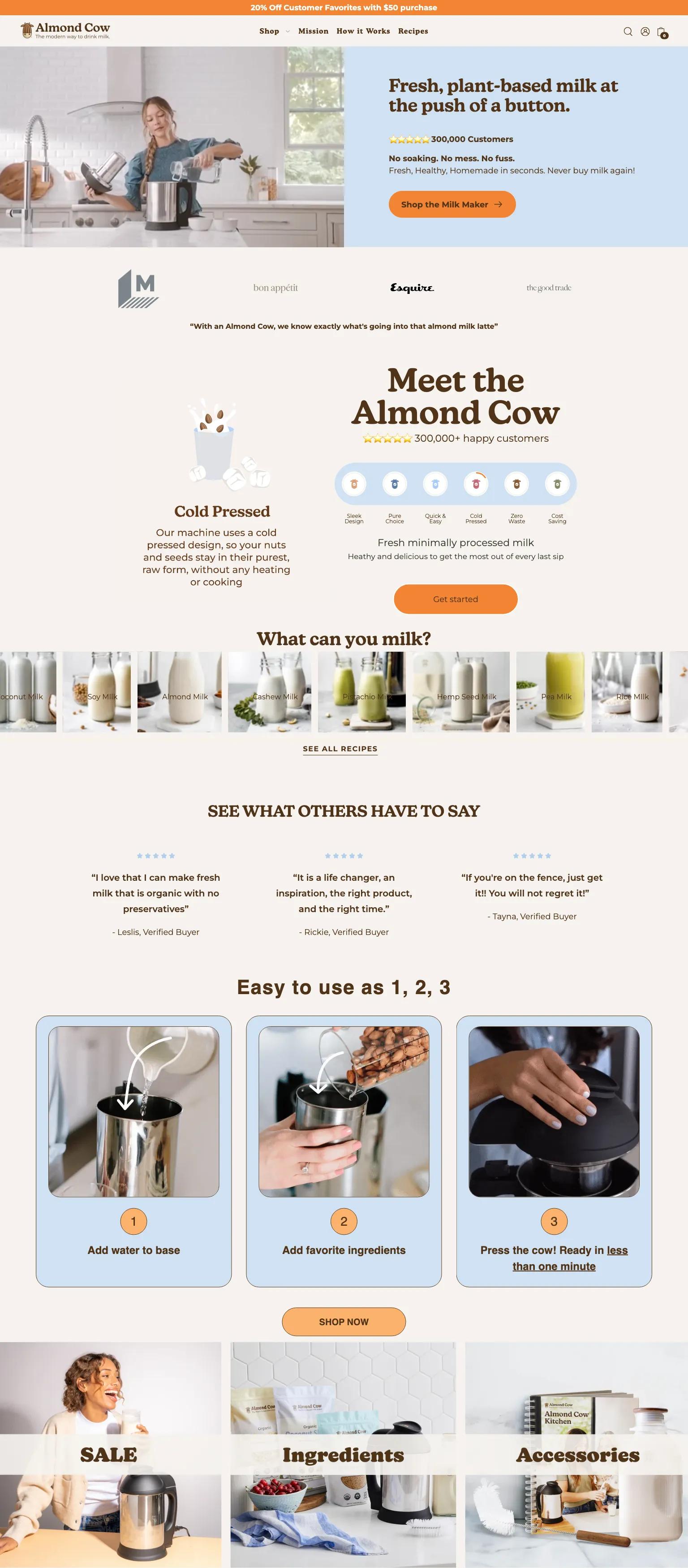 Almond Cow screenshot