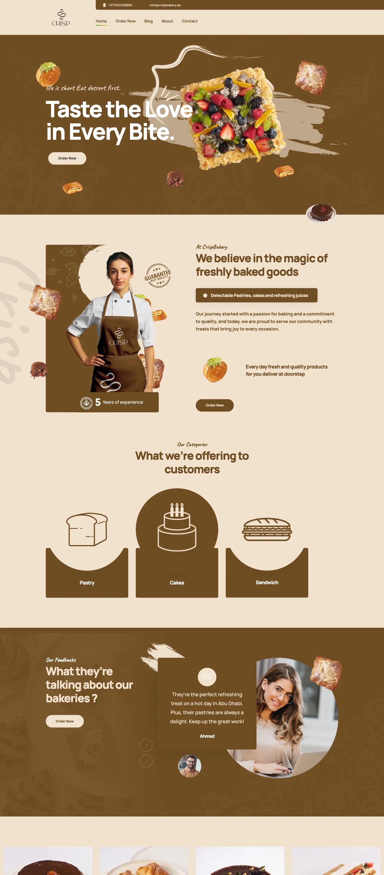 Crisp Bakery screenshot