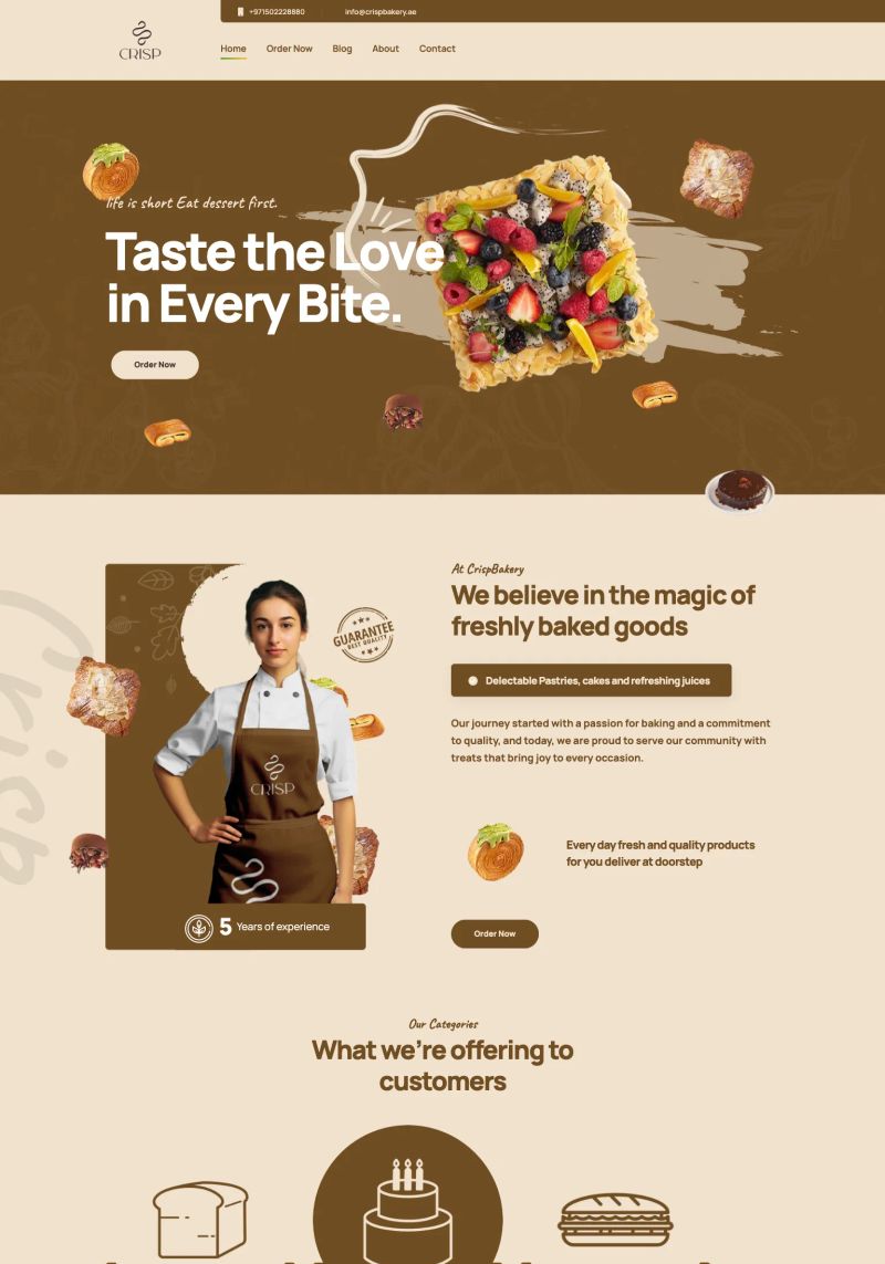 Crisp Bakery screenshot