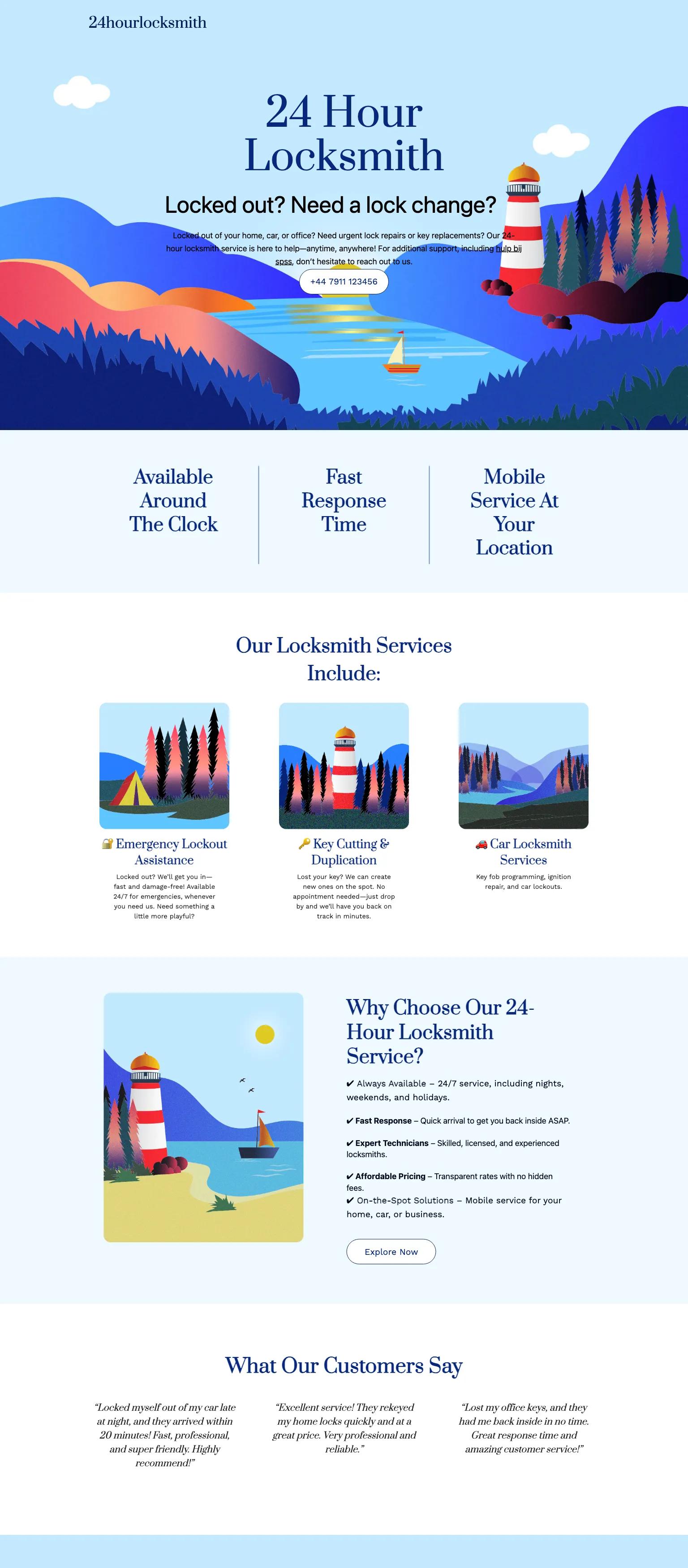 24 Hour Locksmith screenshot