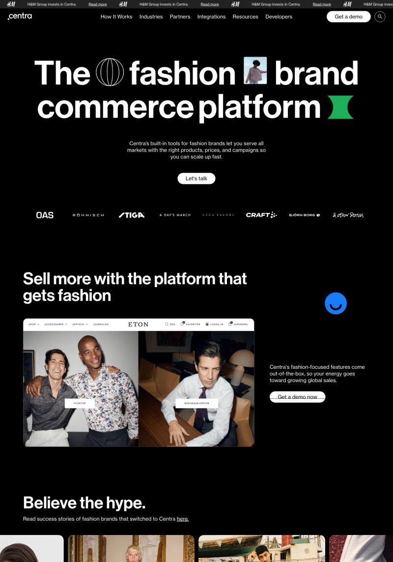 Centra screenshot