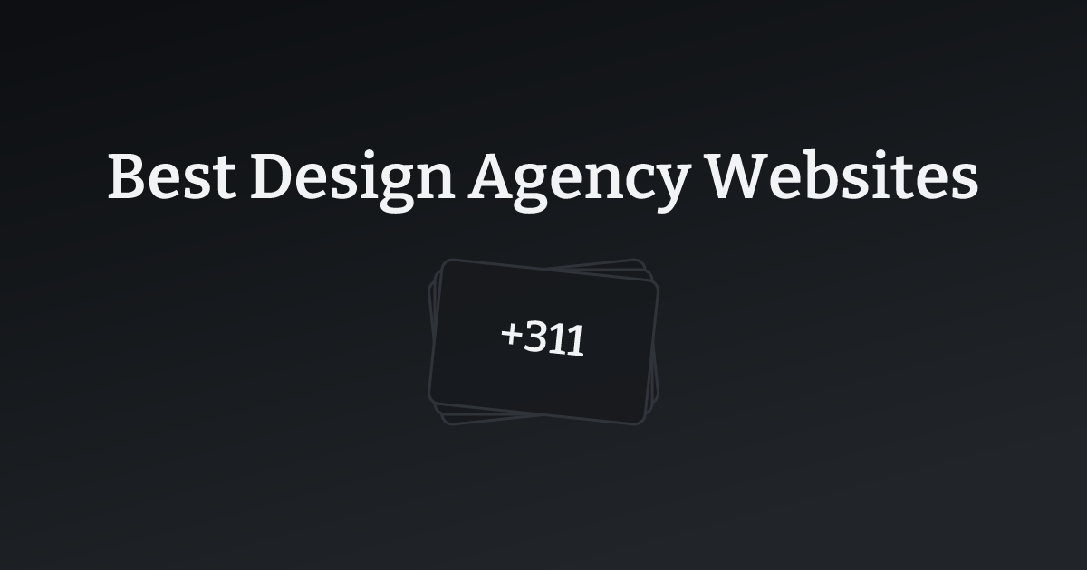 Best Design Agency Websites with count