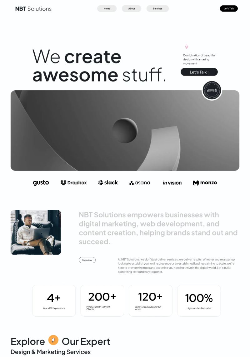 NBT Solutions screenshot