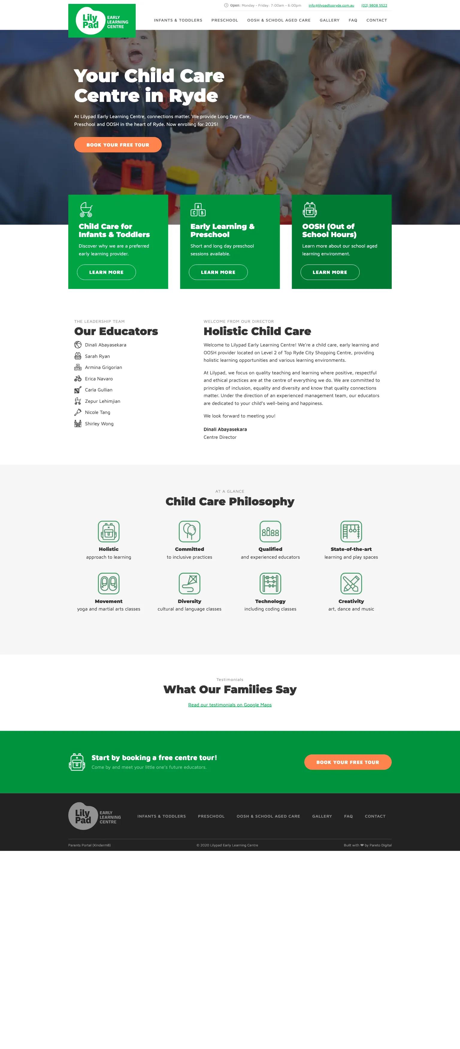 Lilypad Early Learning Centre screenshot