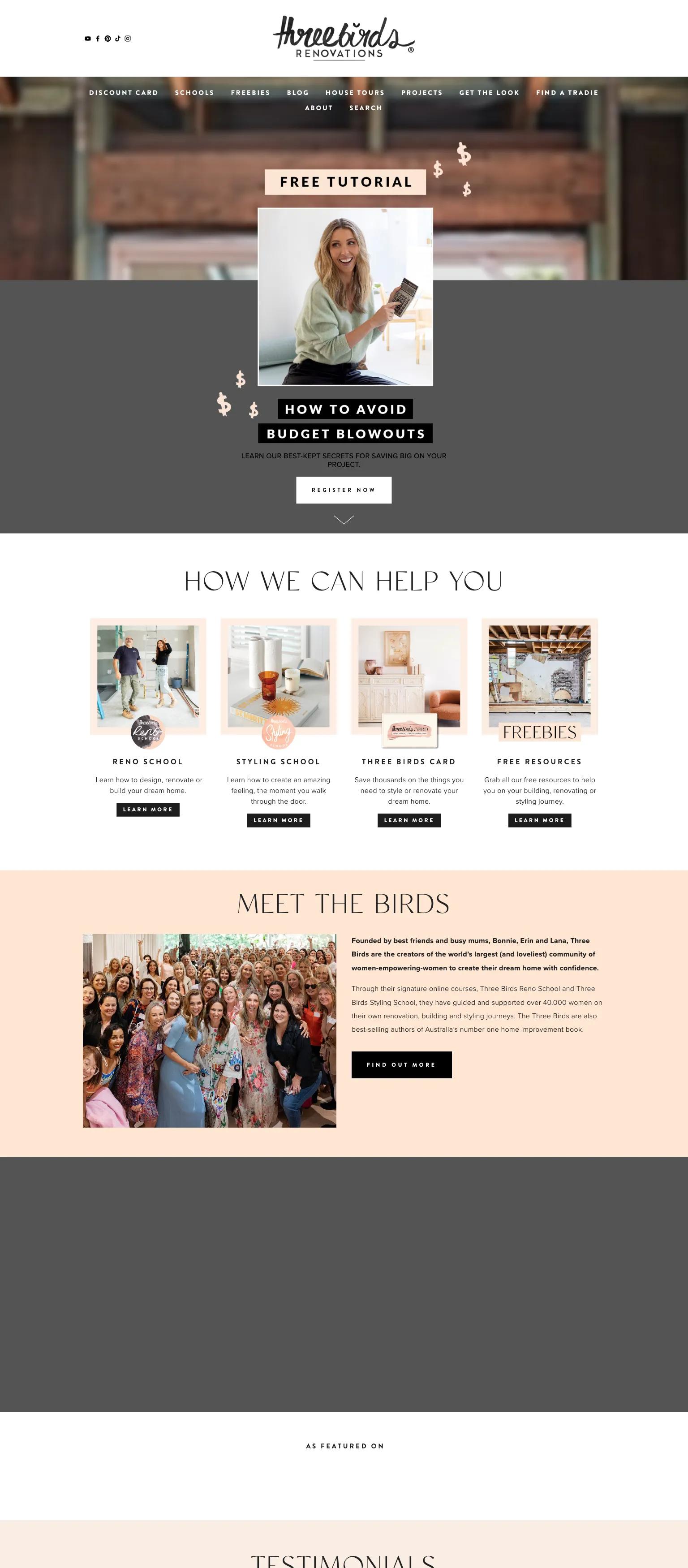 Three Birds Renovations screenshot