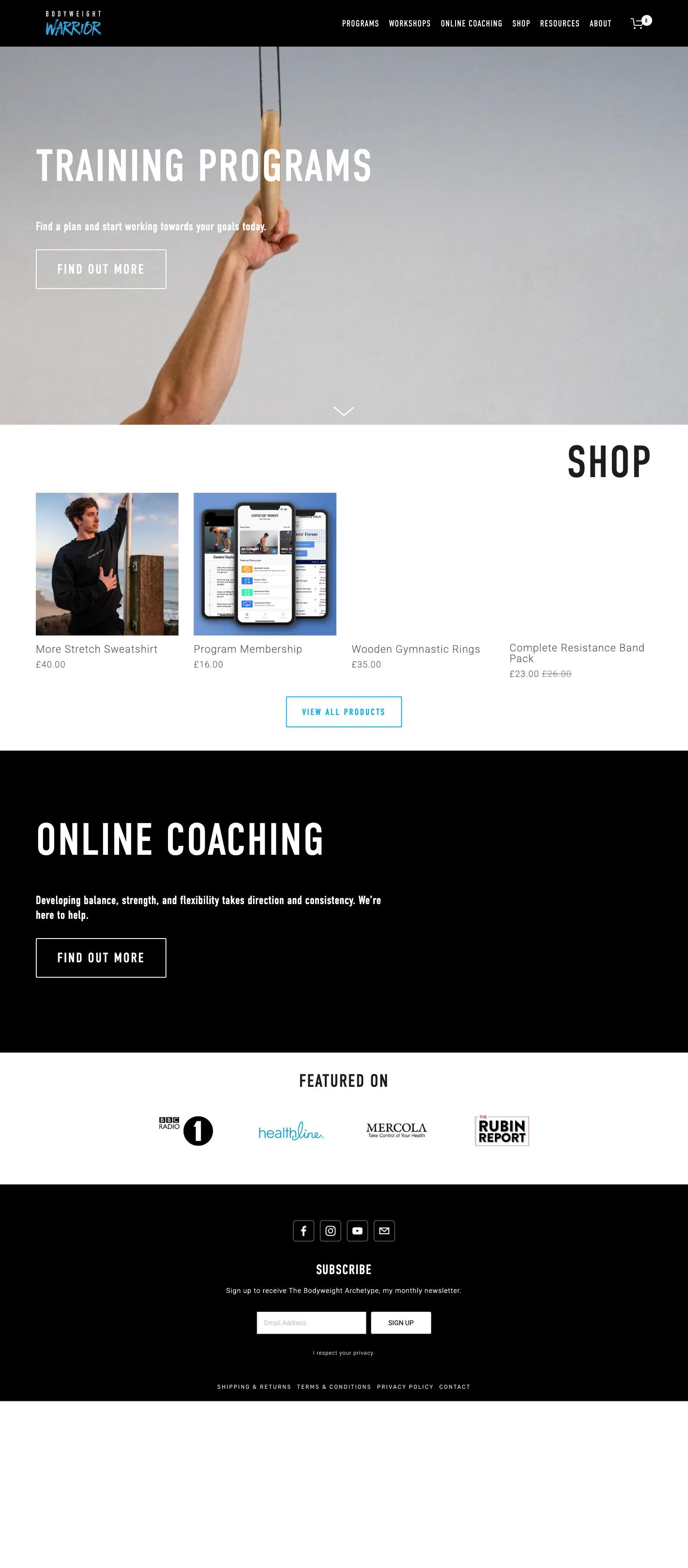 Bodyweight Warrior screenshot