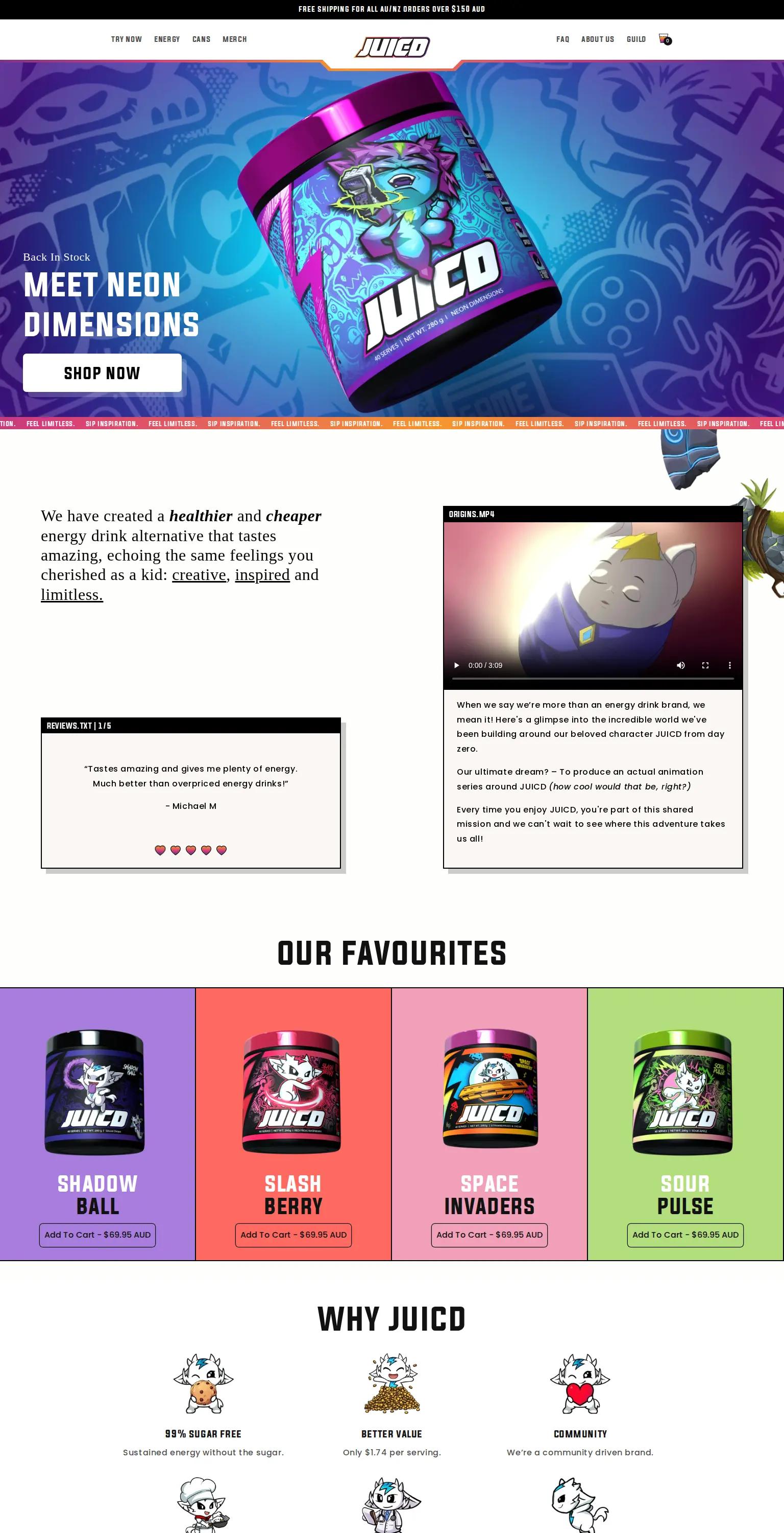 JUICD Energy screenshot