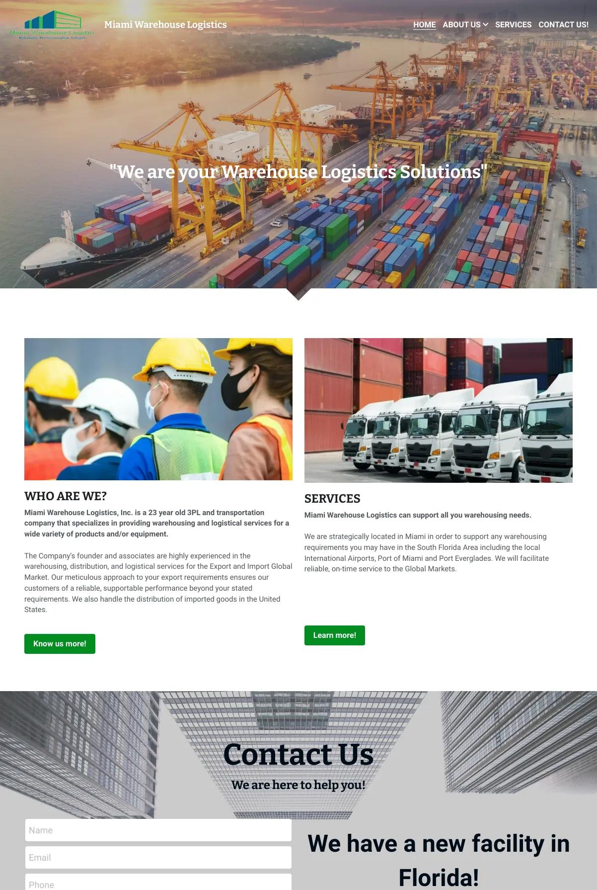 Miami Warehouse Logistics screenshot