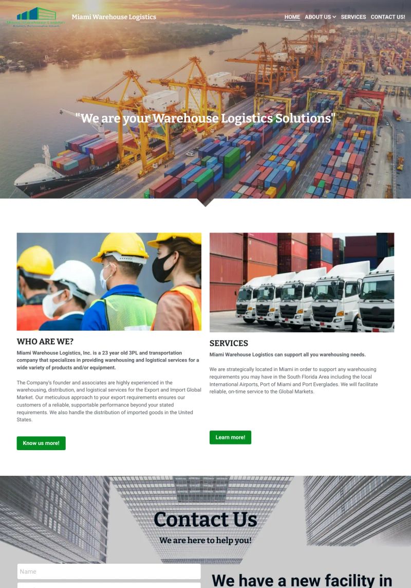 Miami Warehouse Logistics screenshot