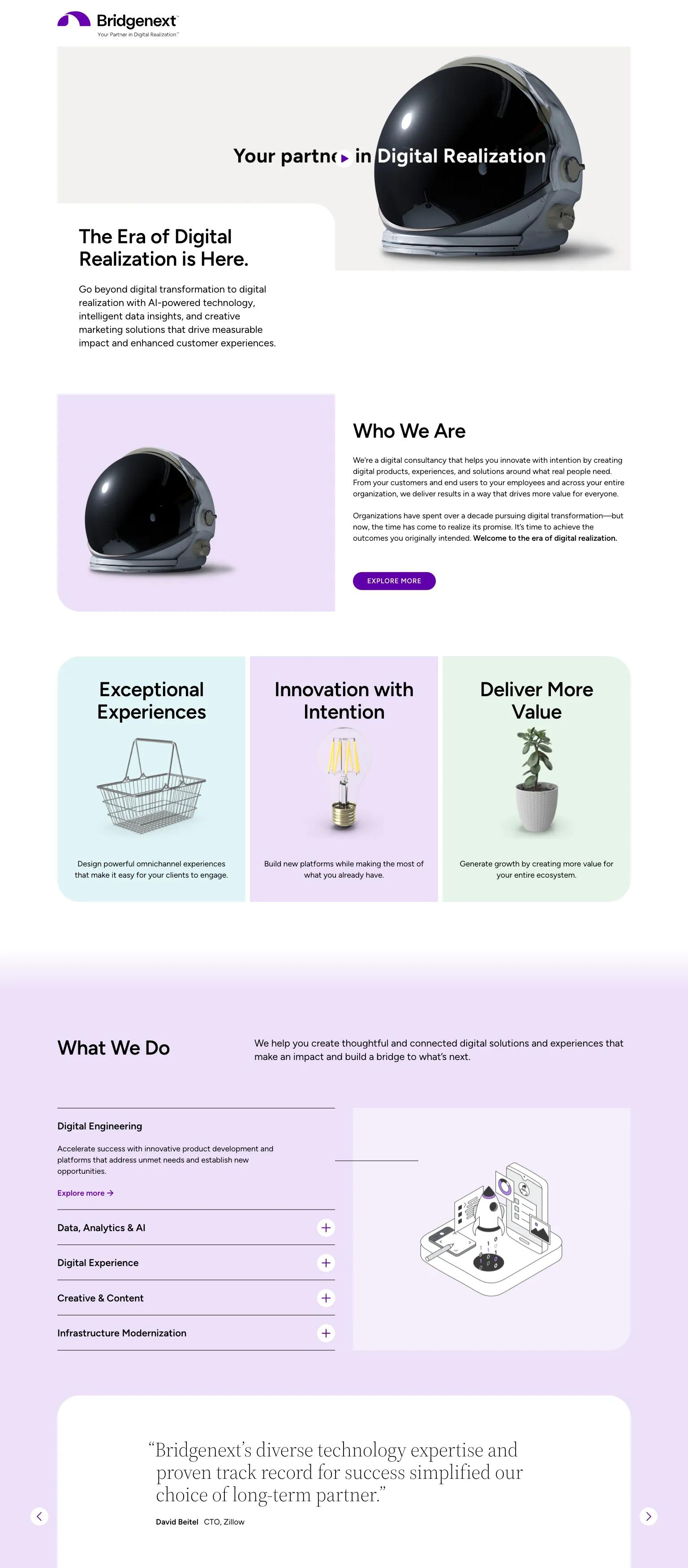 Bridgenext screenshot