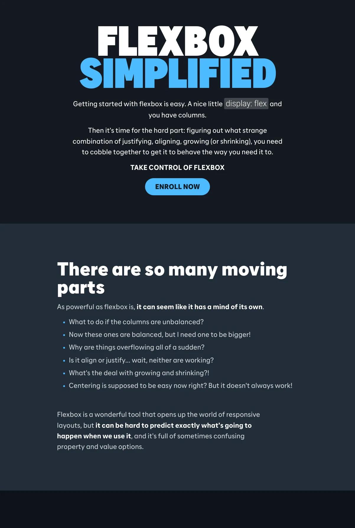 Flexbox Simplified screenshot