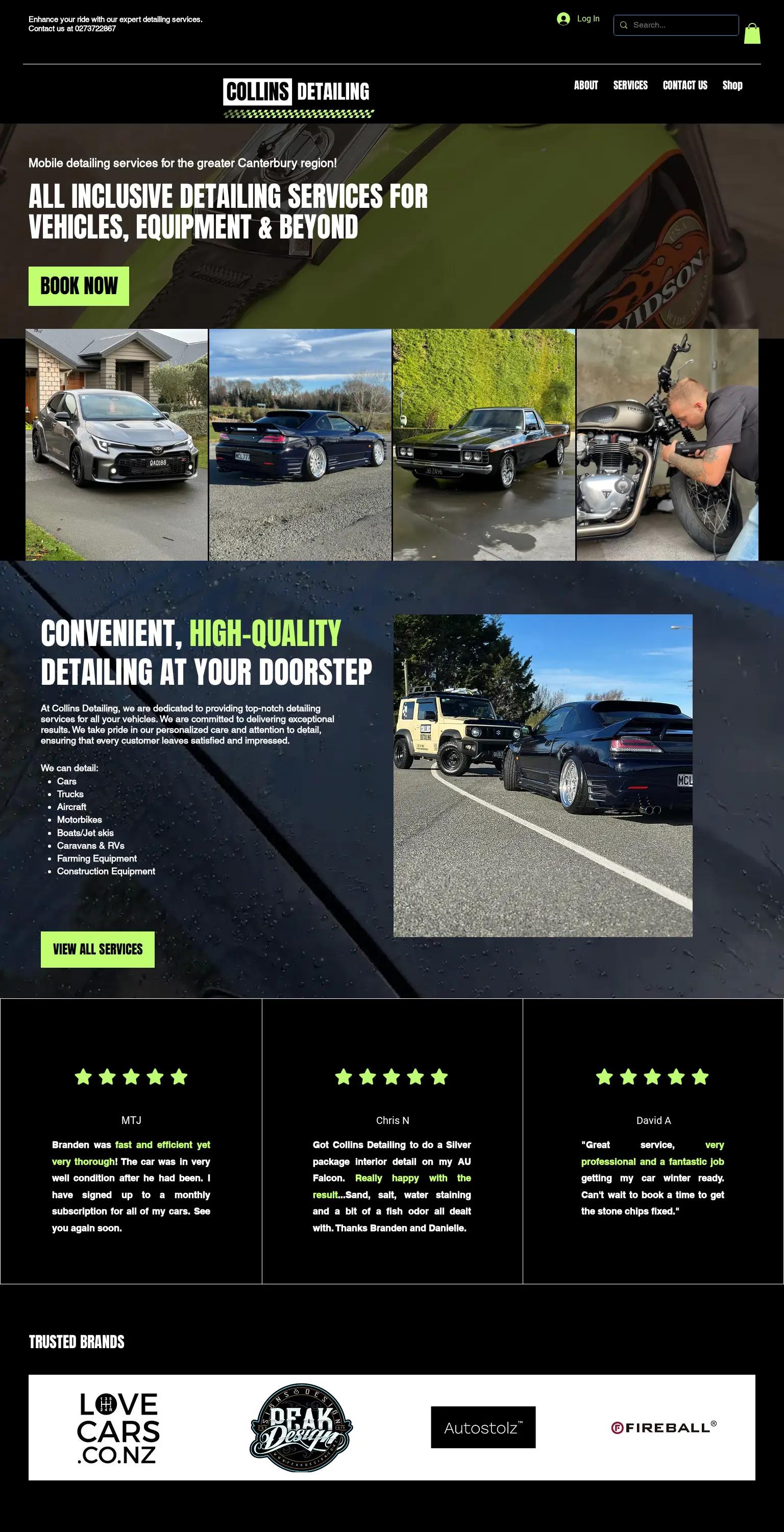 Collins Detailing screenshot