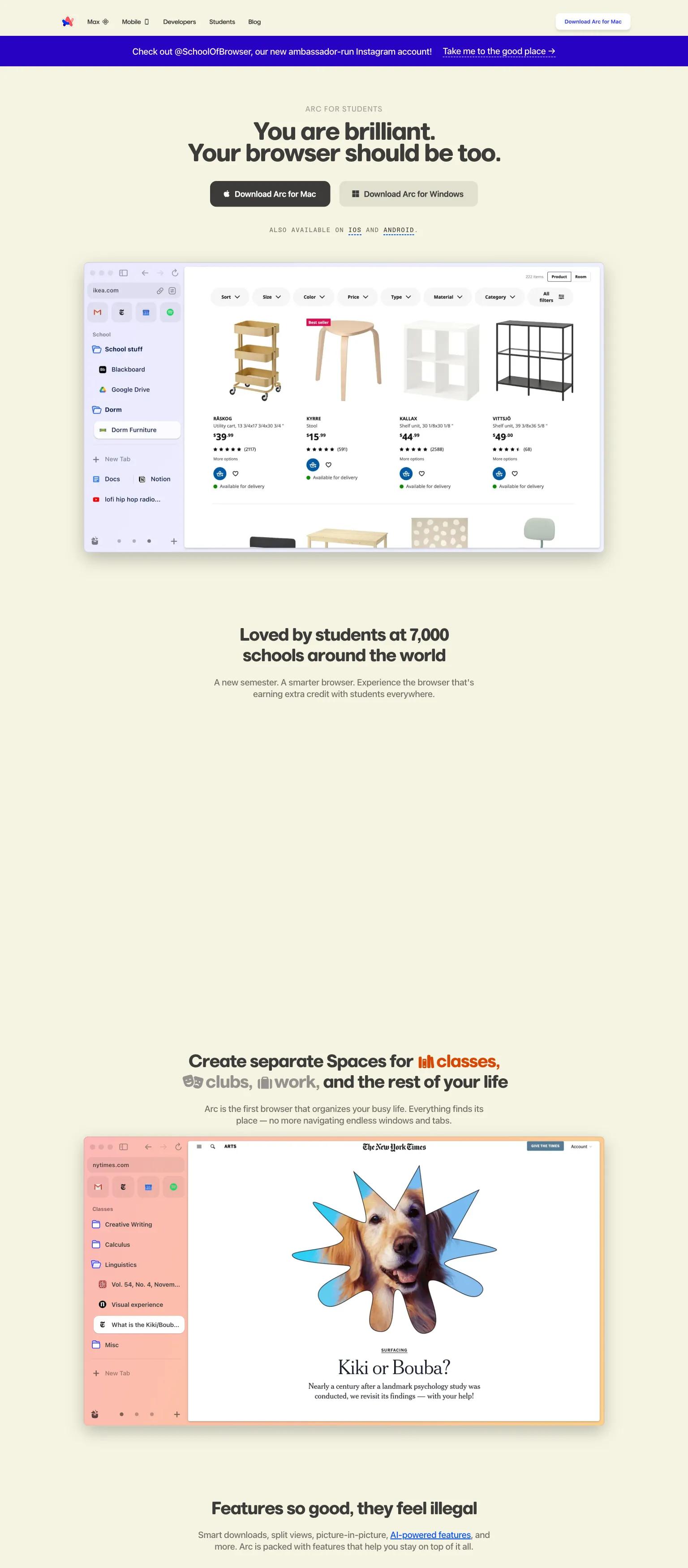 Arc for Students screenshot