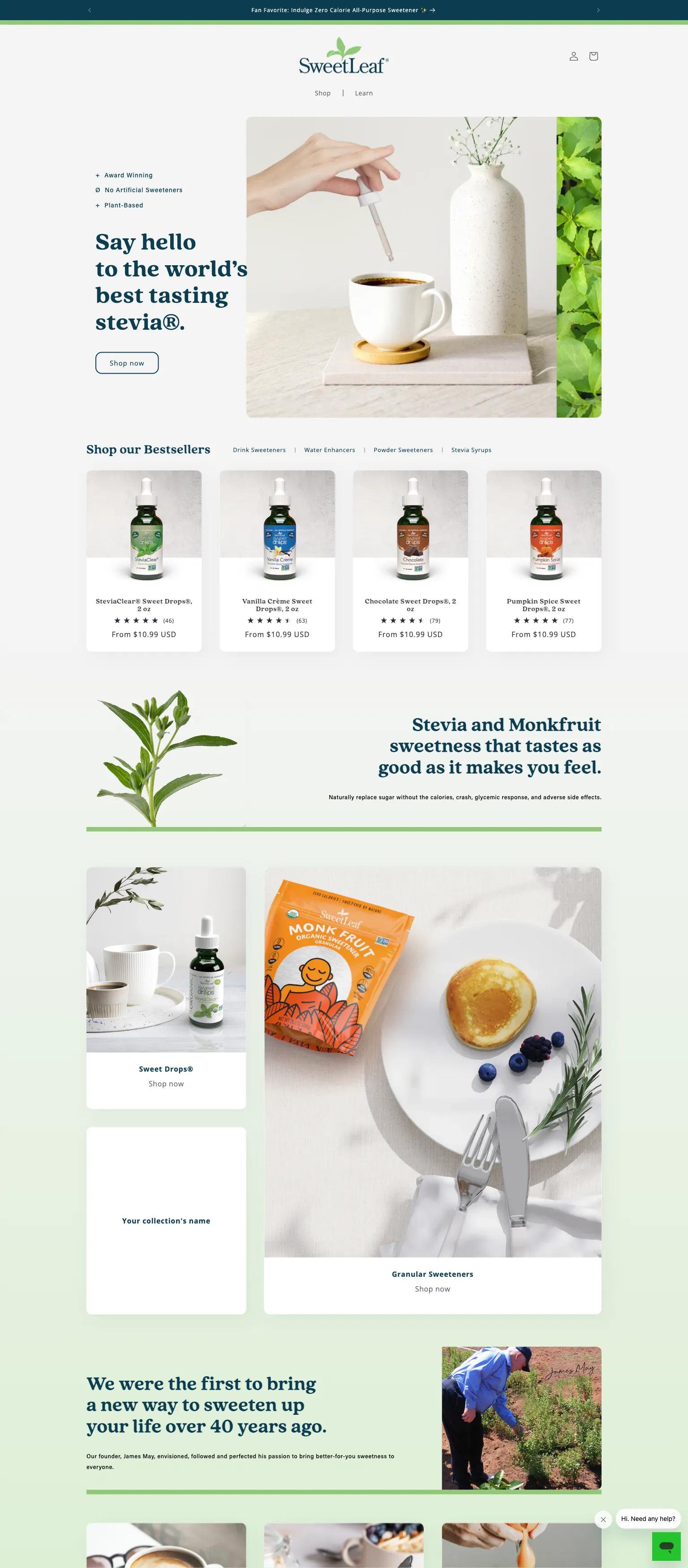 SweetLeaf screenshot