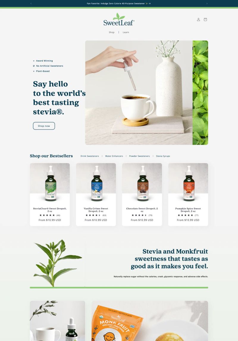 SweetLeaf screenshot