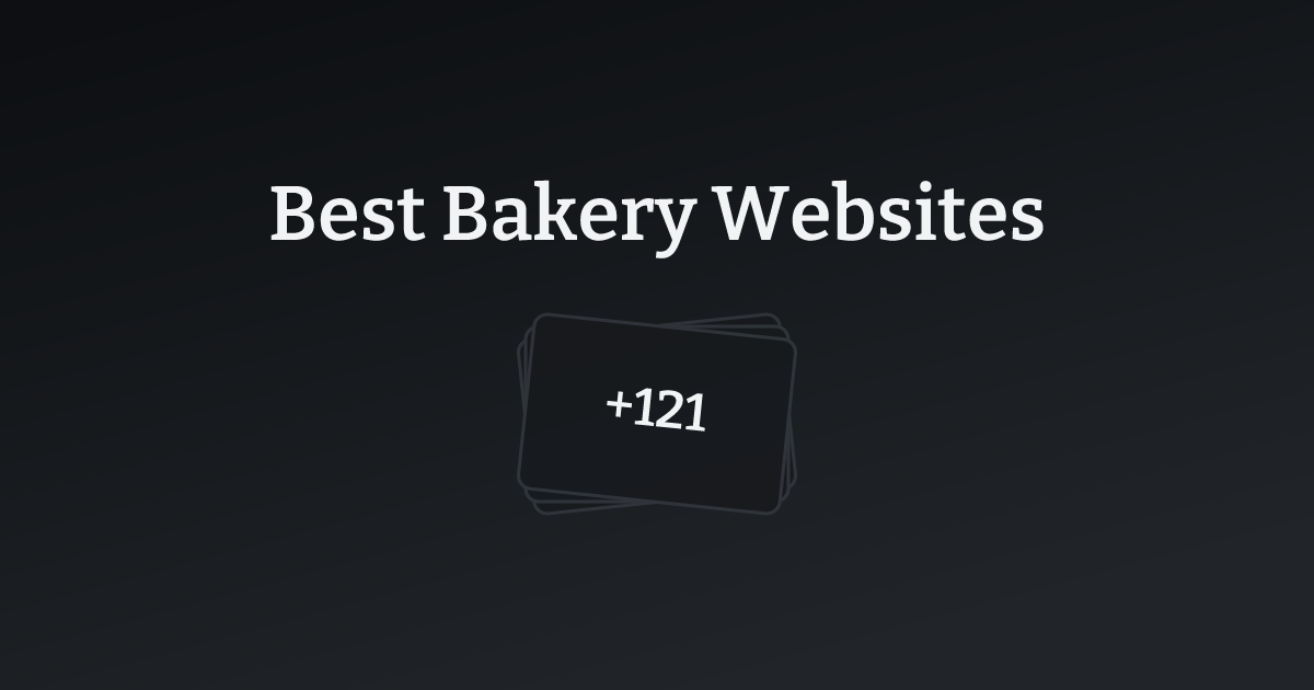 Best Bakery Websites with count