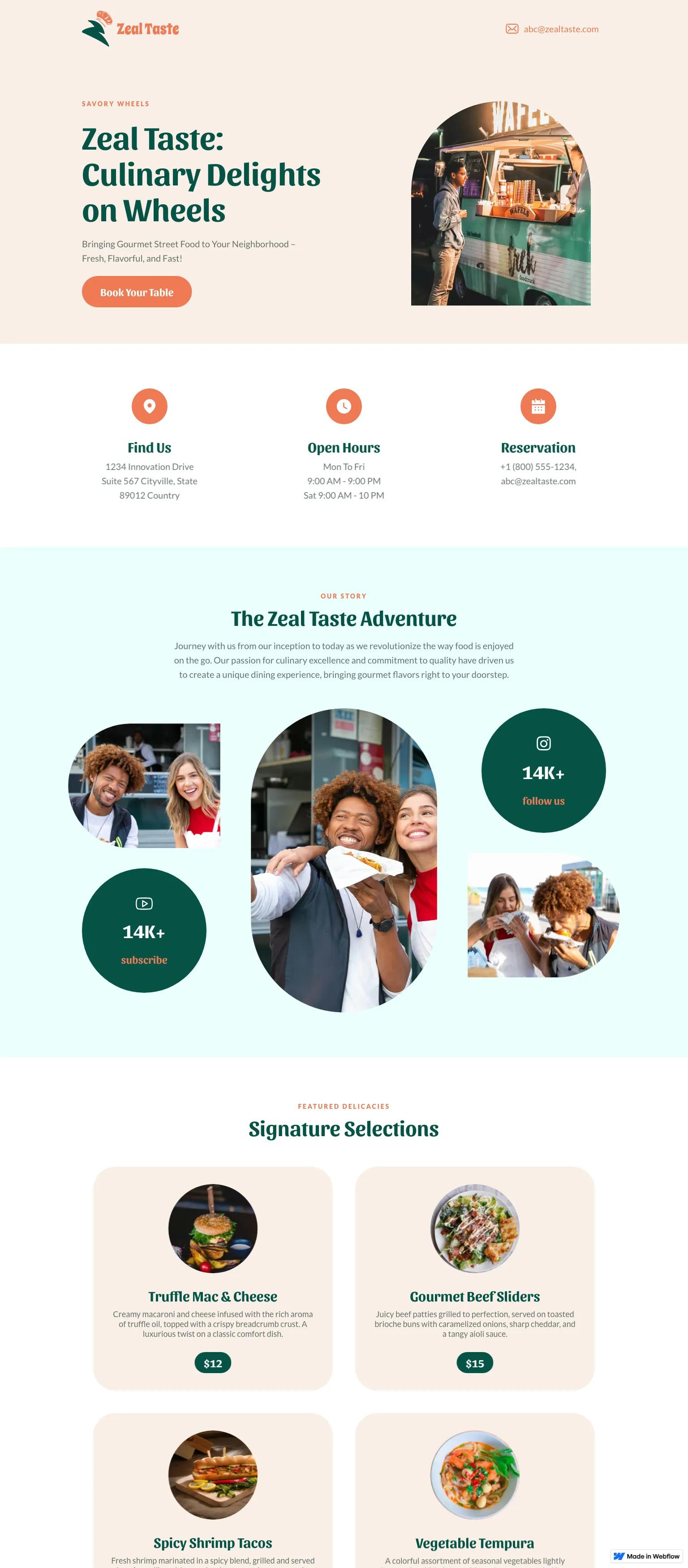 Zeal Taste screenshot