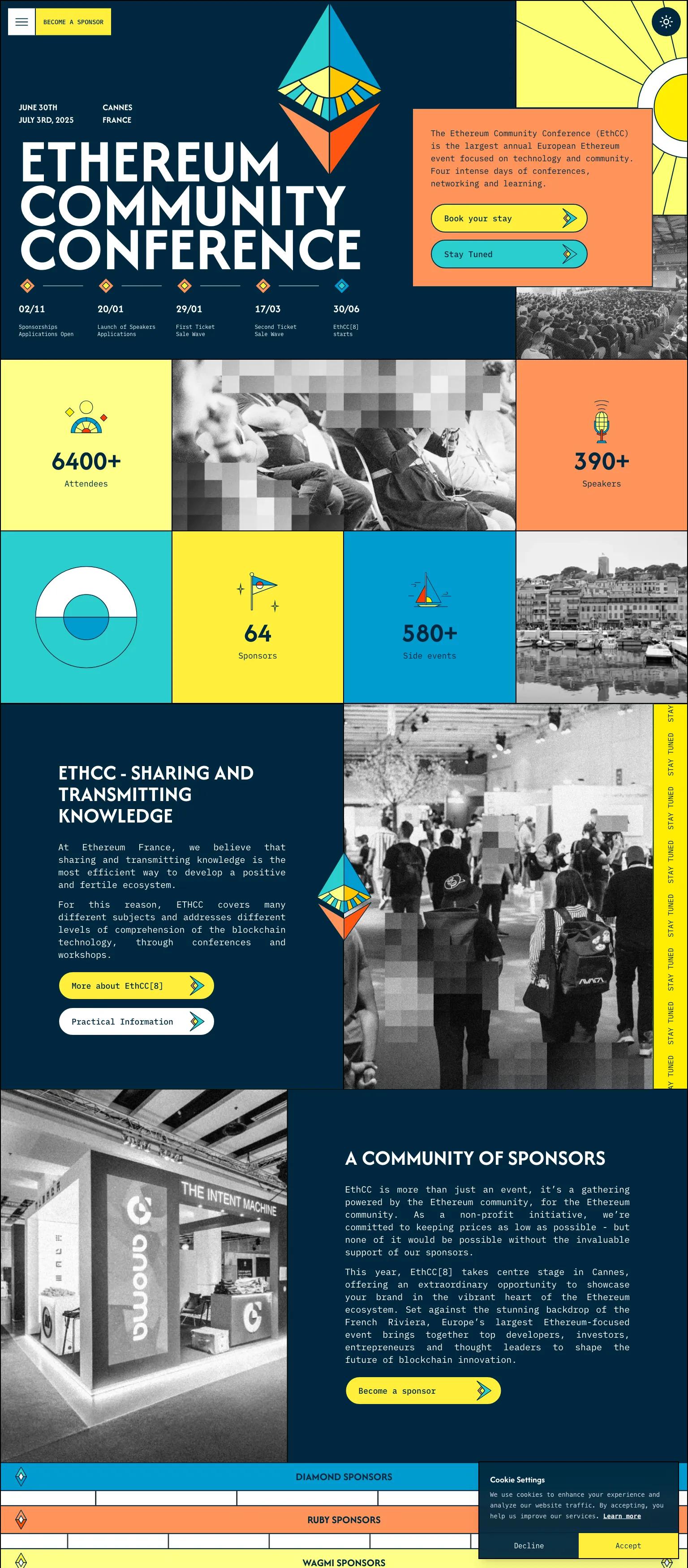 Ethereum Community Conference screenshot