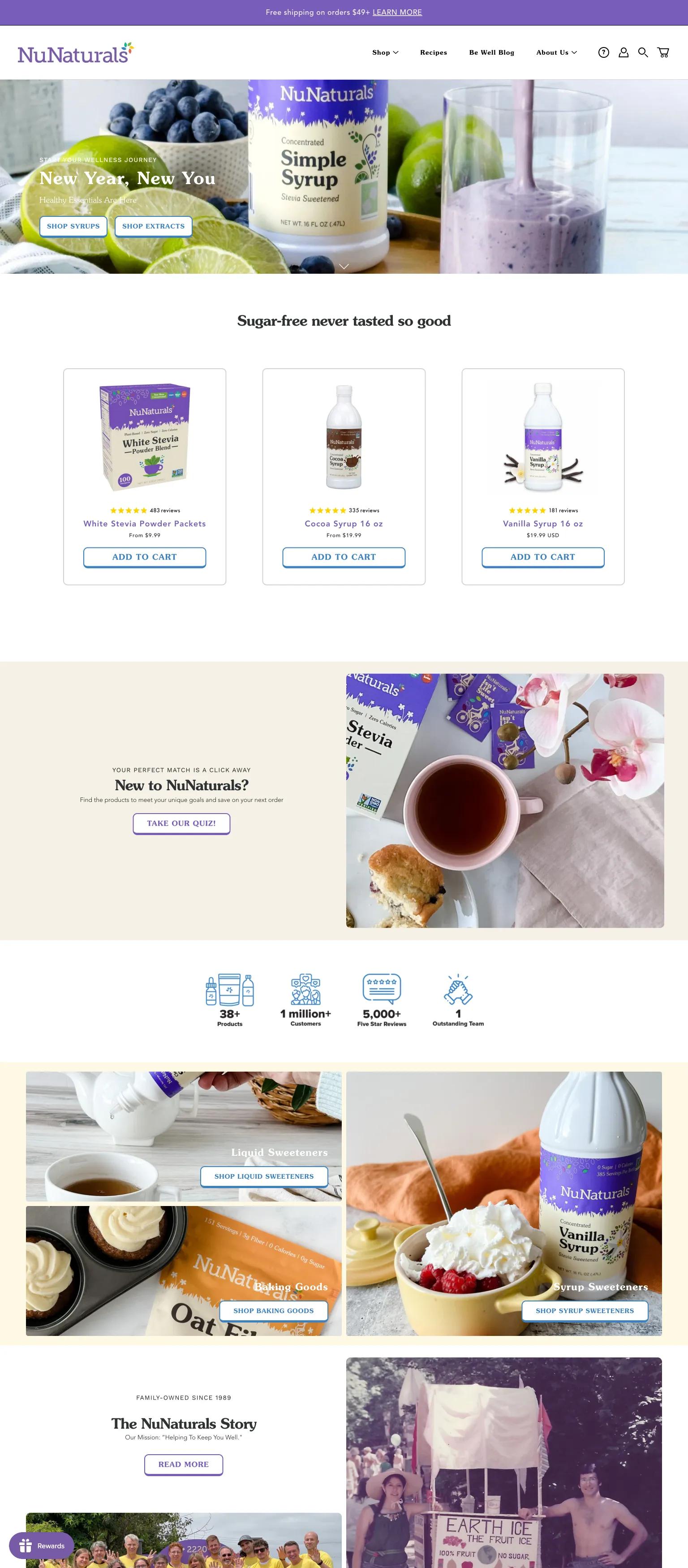 NuNaturals screenshot