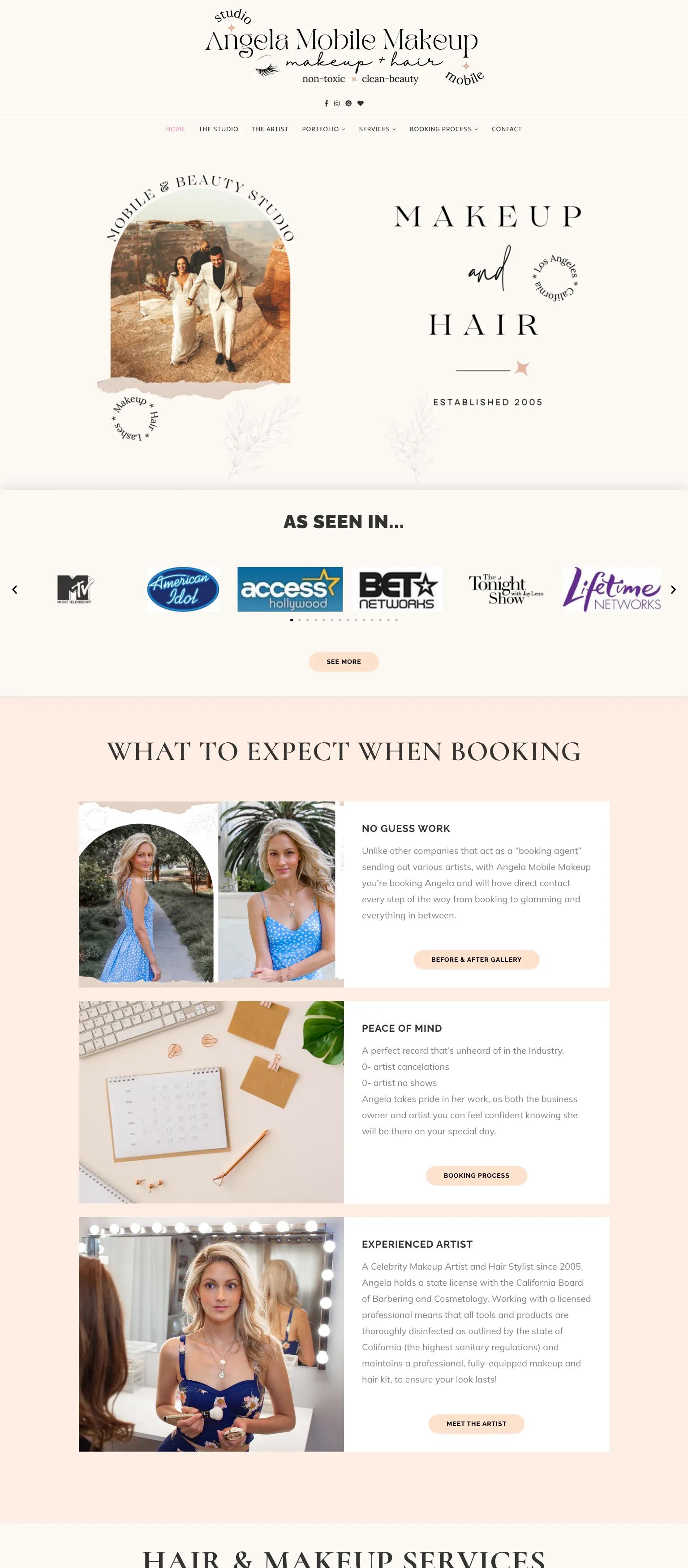Angela Mobile Makeup screenshot