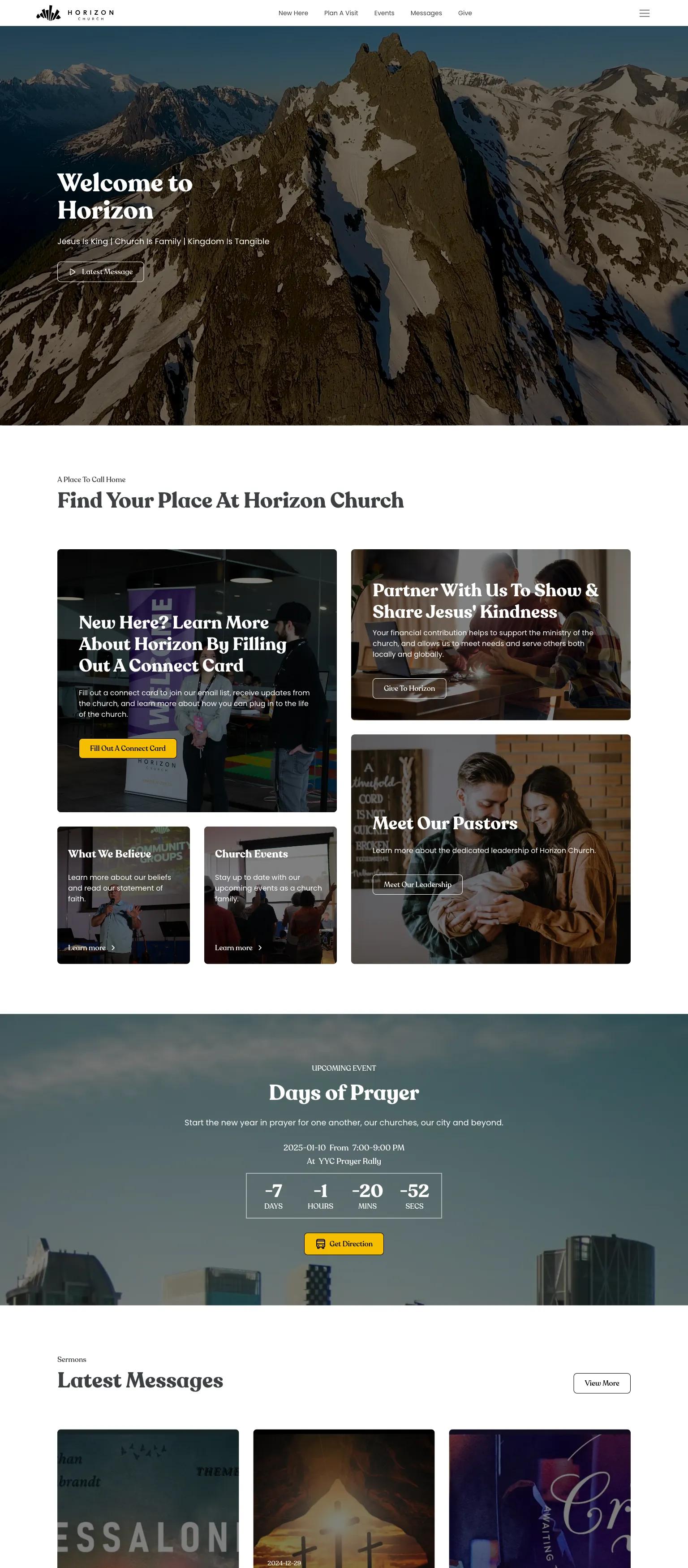 Horizon Church screenshot