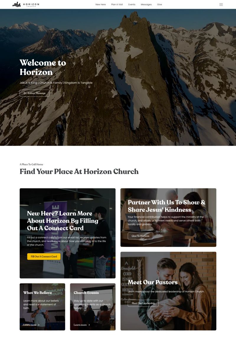 Horizon Church screenshot