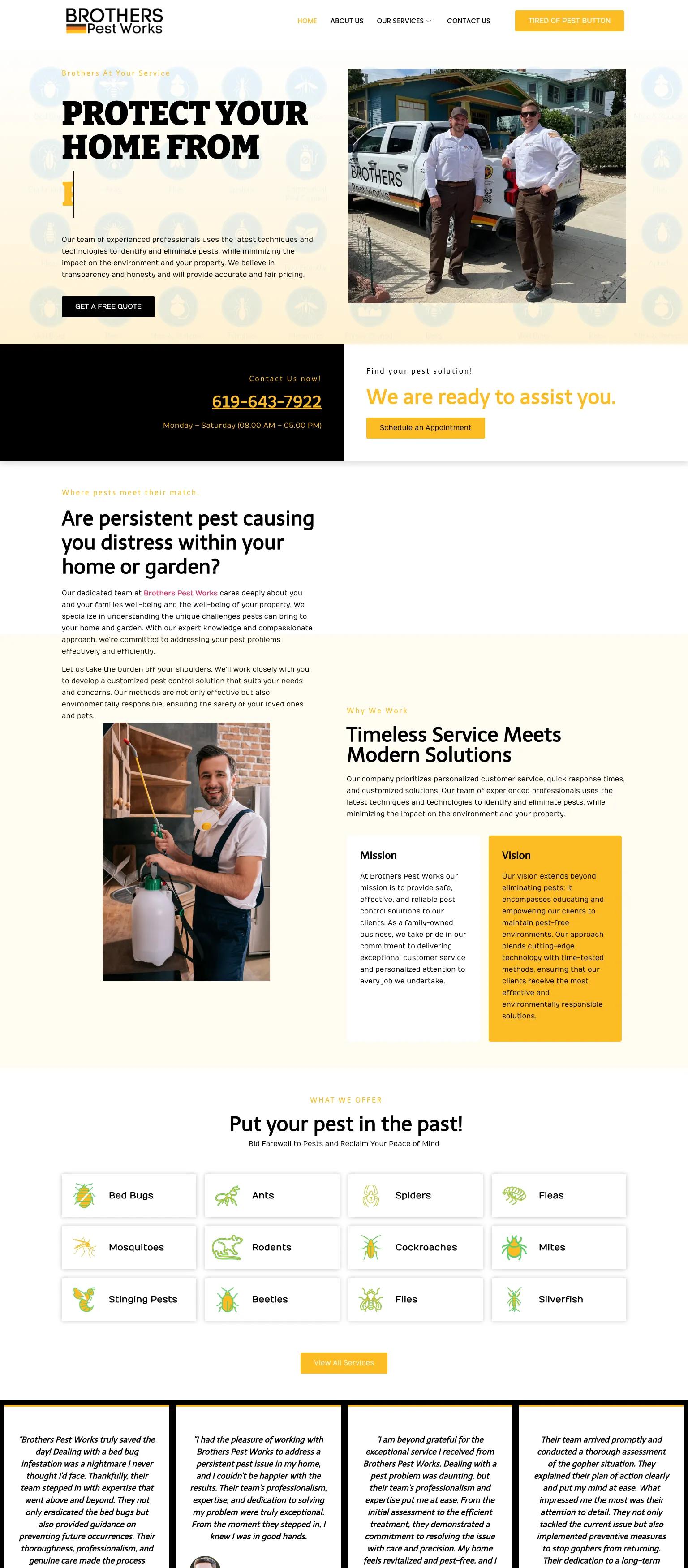 Brothers Pest Works screenshot