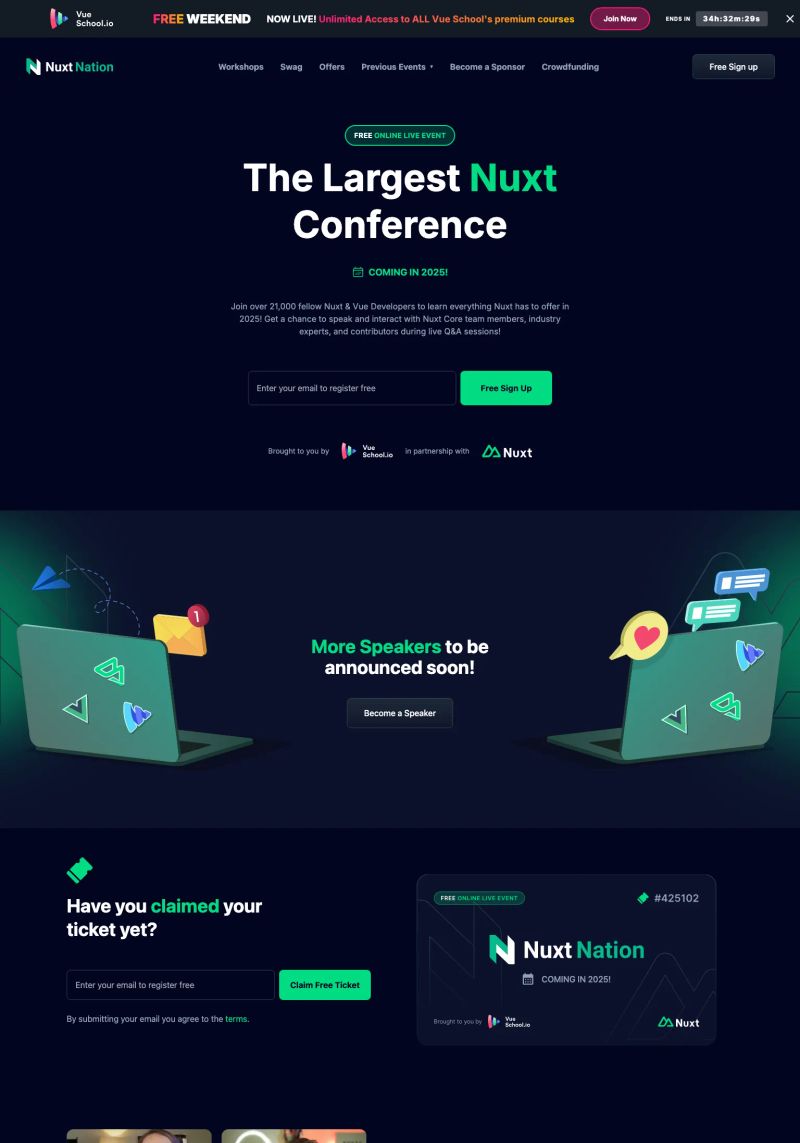 Nuxt Nation screenshot