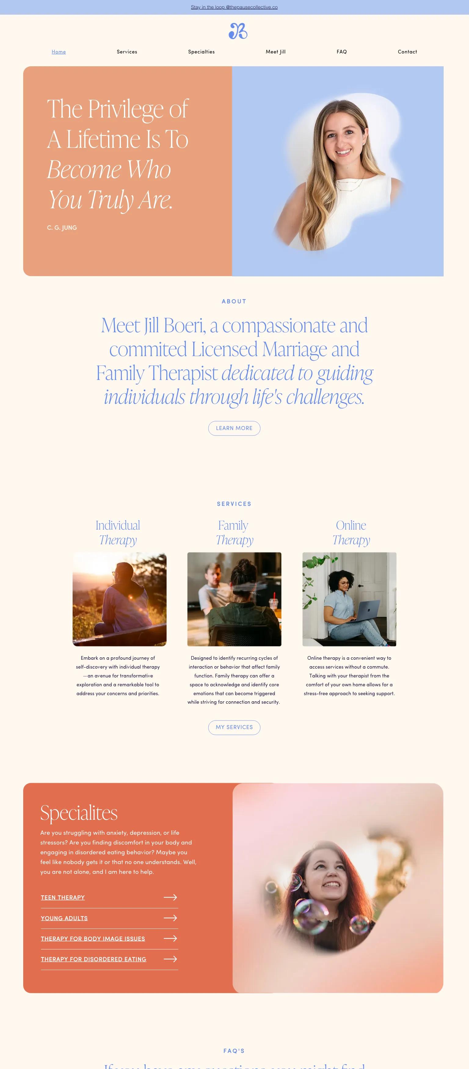 Jill Boeri Therapy screenshot