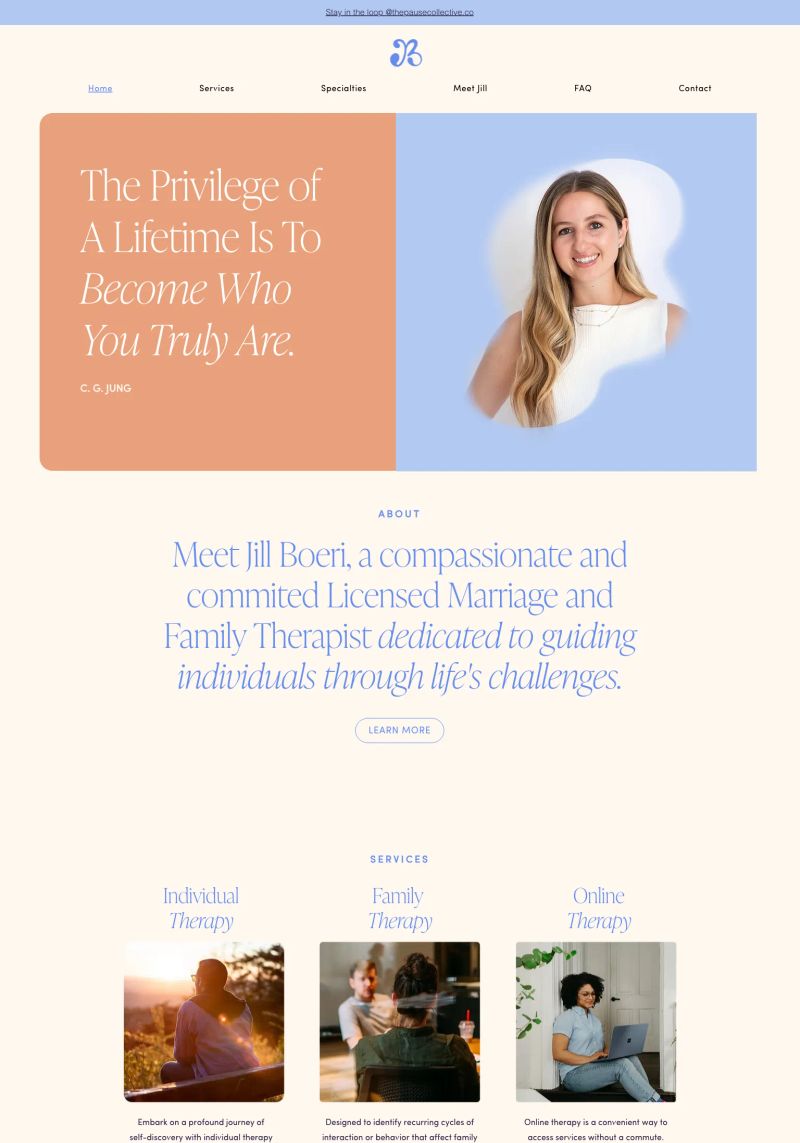 Jill Boeri Therapy screenshot