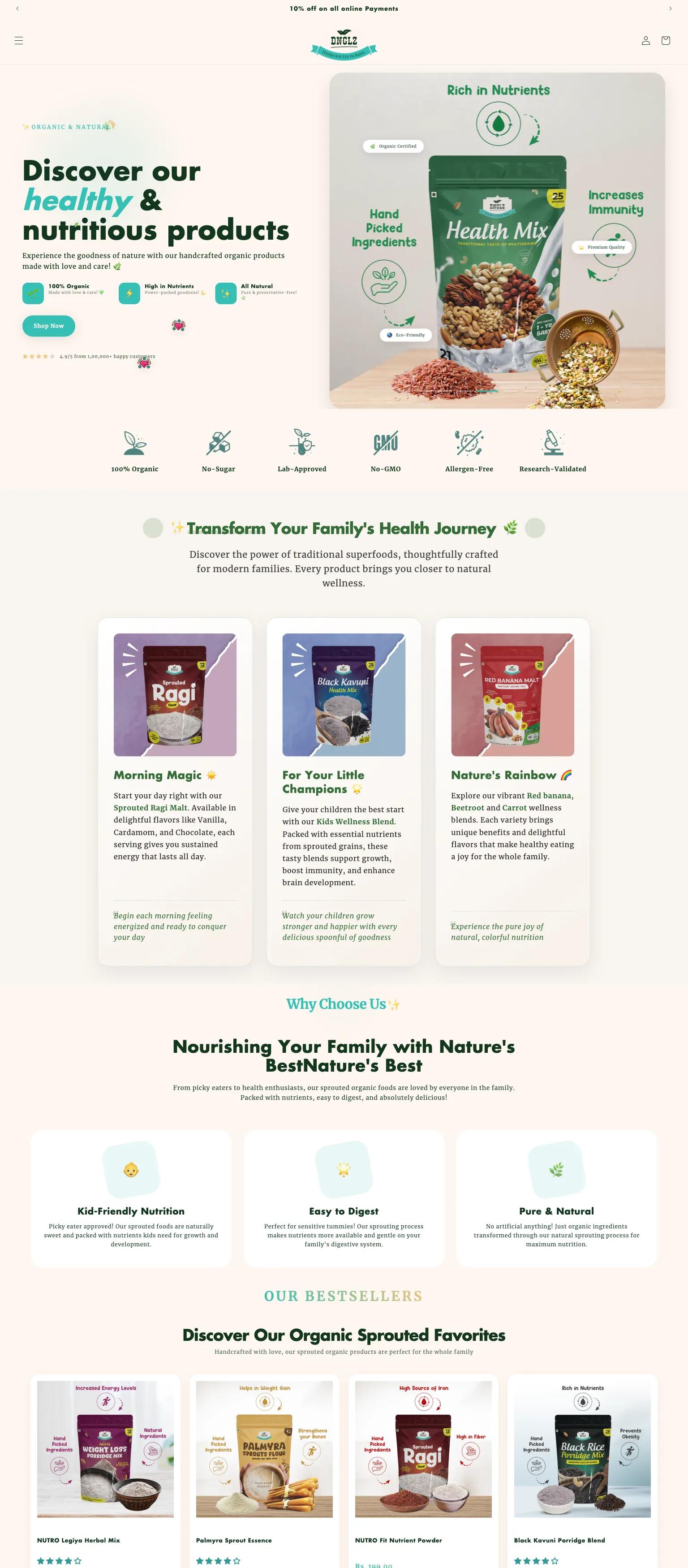 NutriNest screenshot