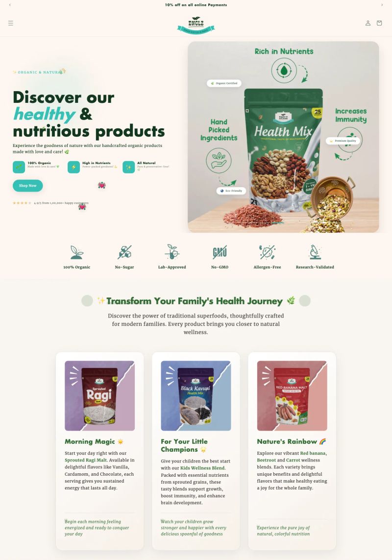 NutriNest screenshot