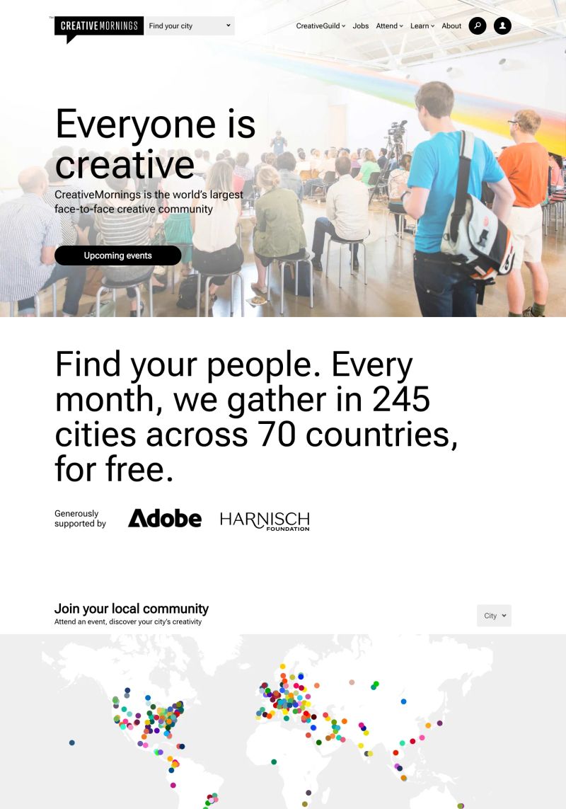 CreativeMornings screenshot