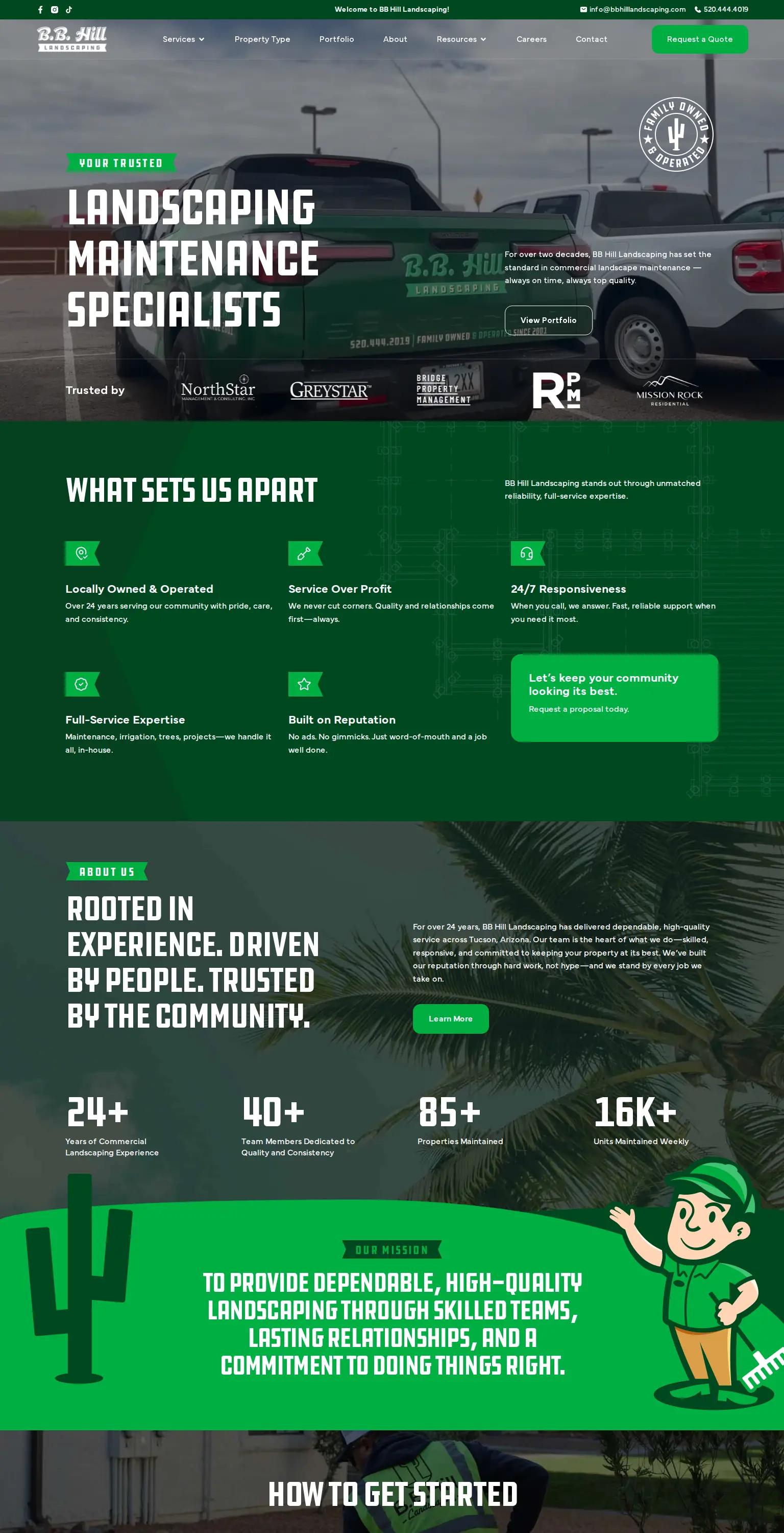 B.B Hill Landscaping screenshot