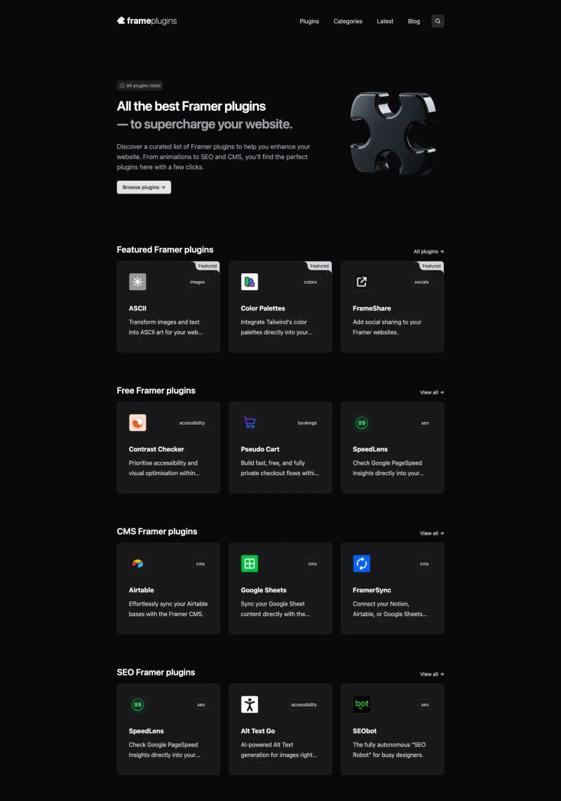 FramePlugins screenshot