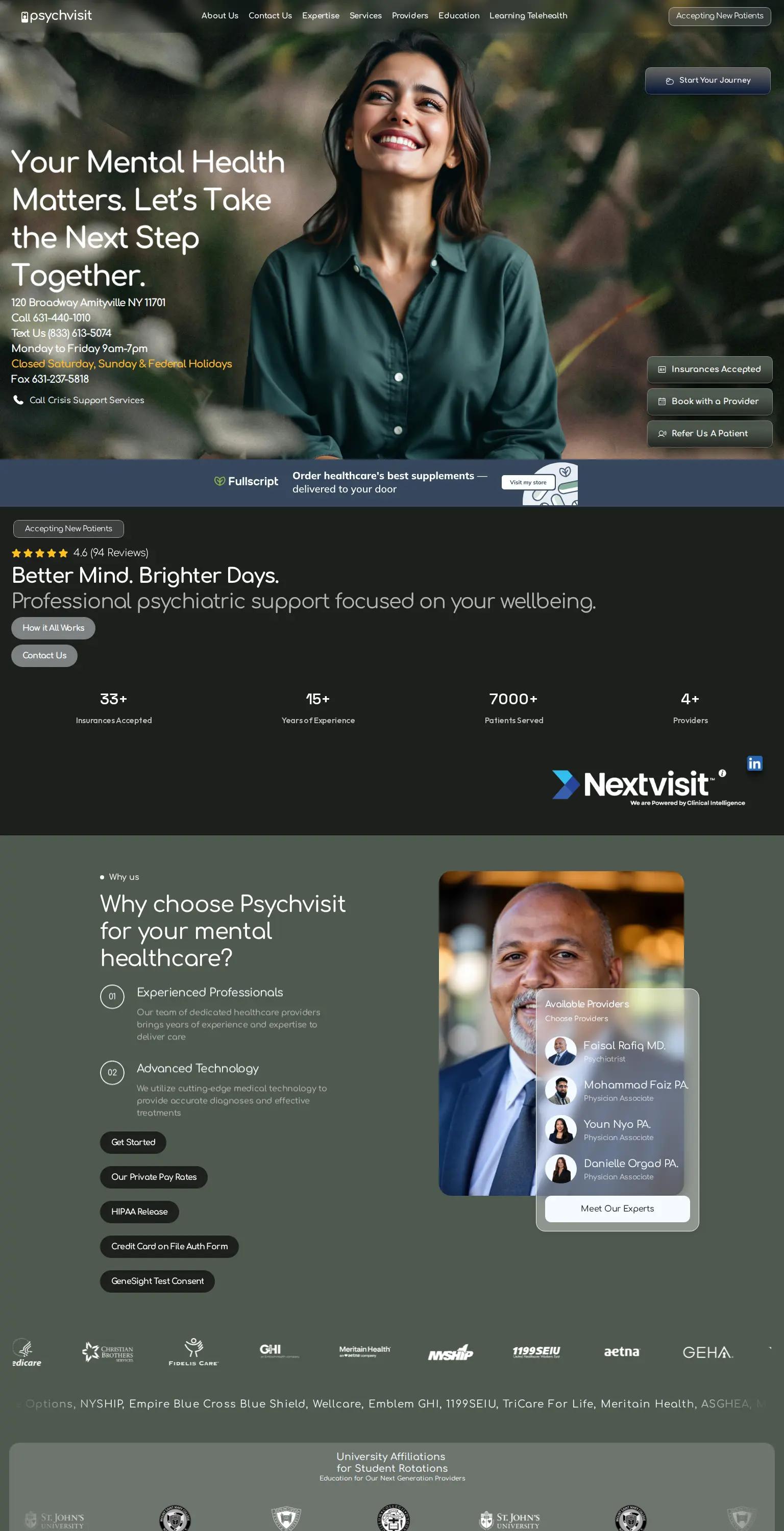 Psychvisit screenshot