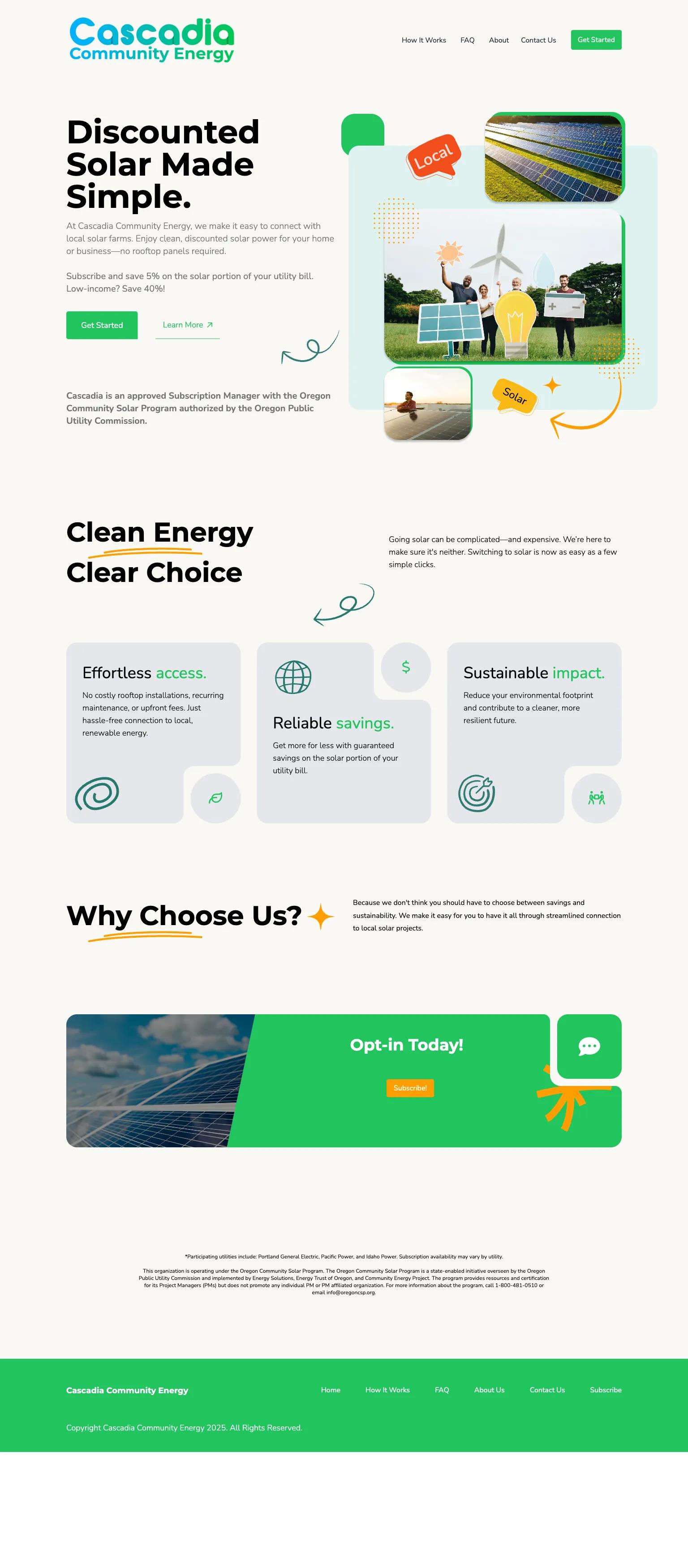 Cascadia Community Energy screenshot