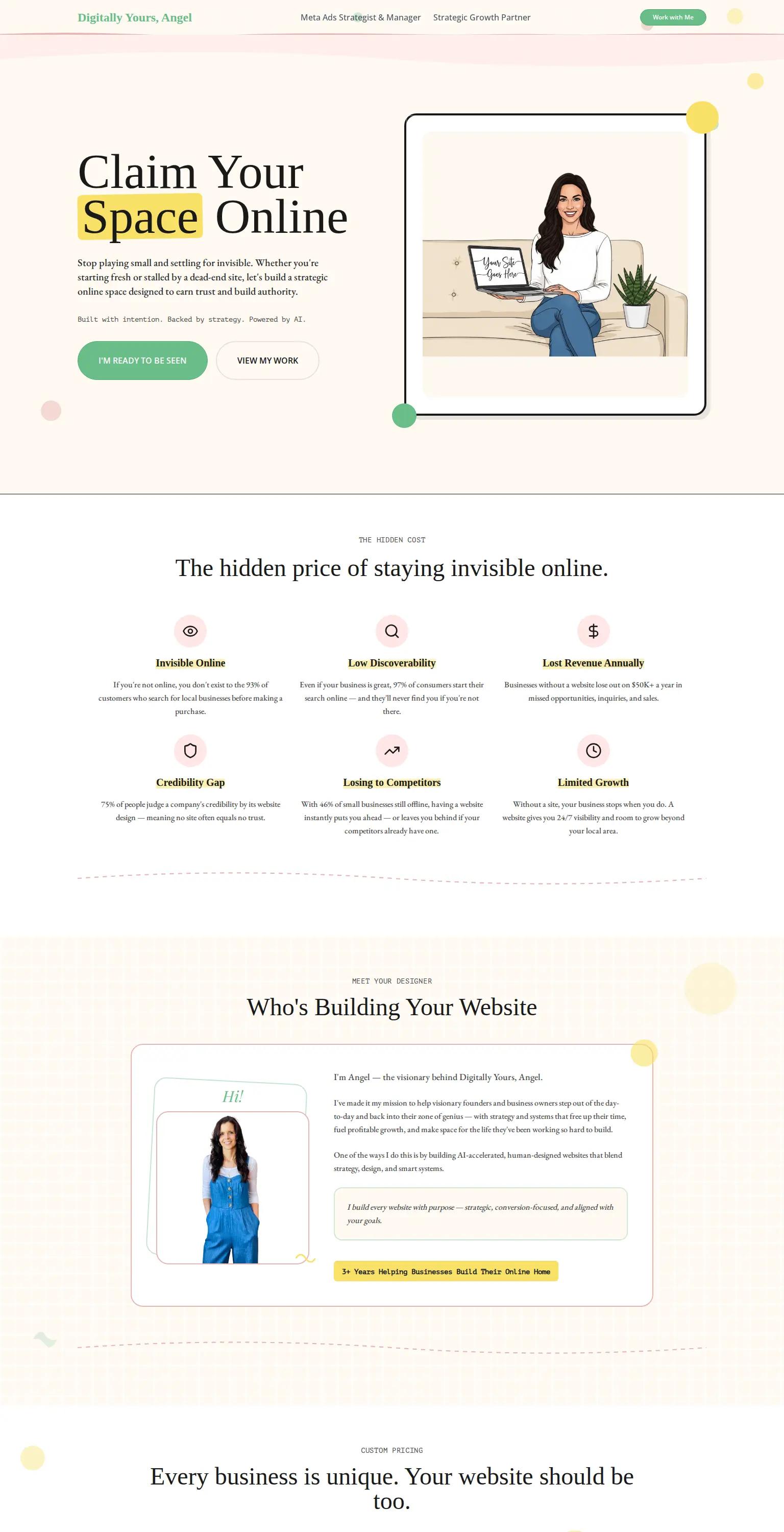 Digitally Yours, Angel screenshot